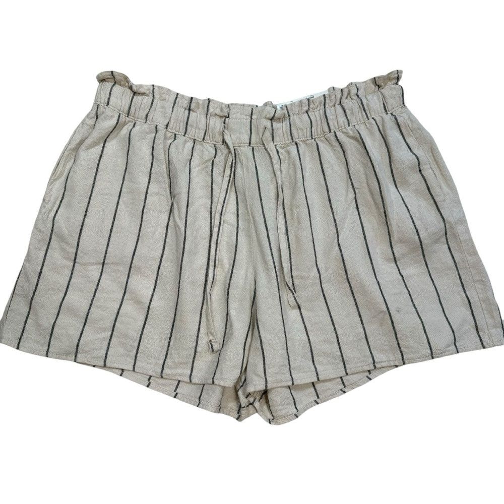 Arizona Jean Co. NWT New Arizona Jean Co Linen Blend Striped Shorts Size XXL Size 42" / US 20 - 1 Thumbnail