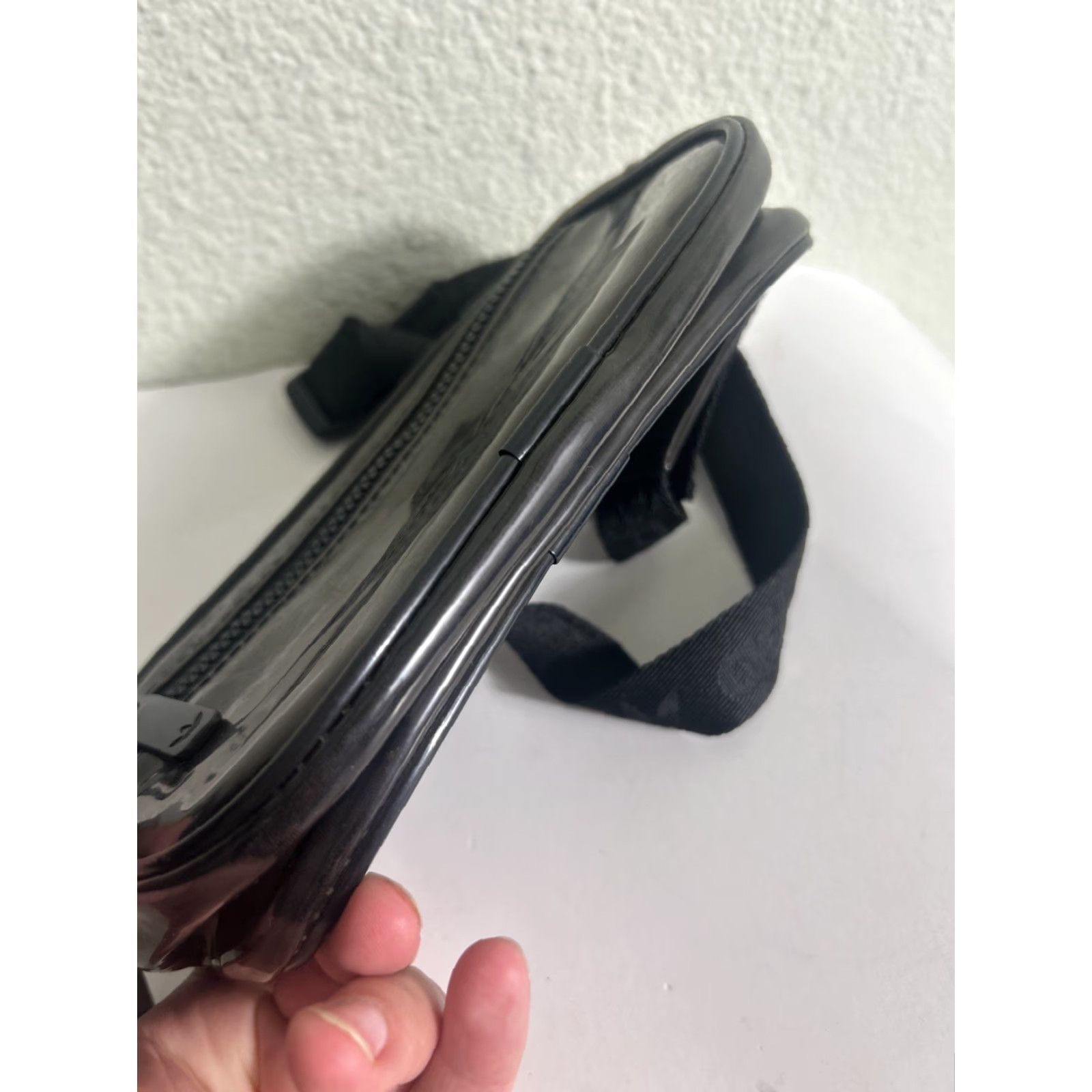 Adidas adidas Originals Trefoil Dark Clear Tinted Waist Pack Belt Bag Small Men Gray 8x5x2 Size ONE SIZE - 6 Thumbnail