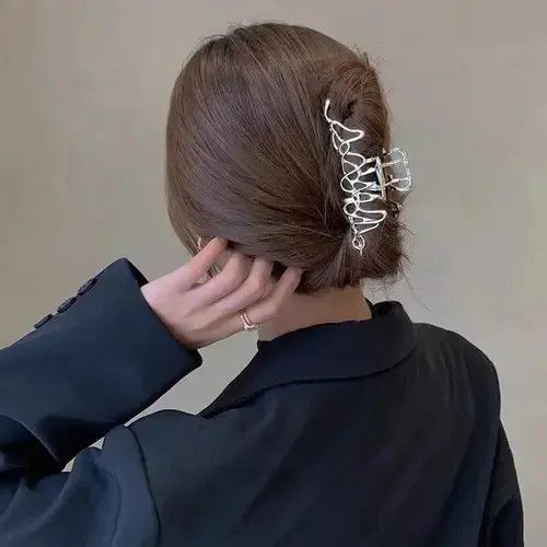 Japanese Brand × Vintage Large Metal Hair Claw Clip Irregular Hairpins Punk Size ONE SIZE - 2 Thumbnail