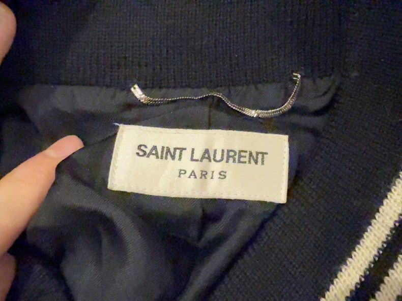 Saint Laurent Paris Saint Laurent Paris Leather baseball jersey-2506 Size US M / EU 48-50 / 2 - 3 Thumbnail
