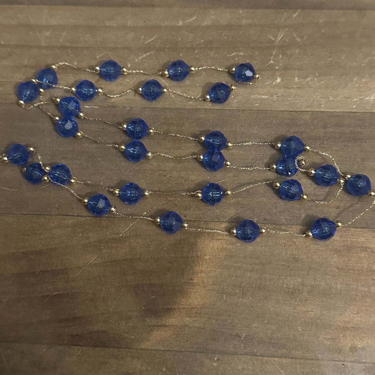Other Blue bead chain necklace Size ONE SIZE - 2 Thumbnail