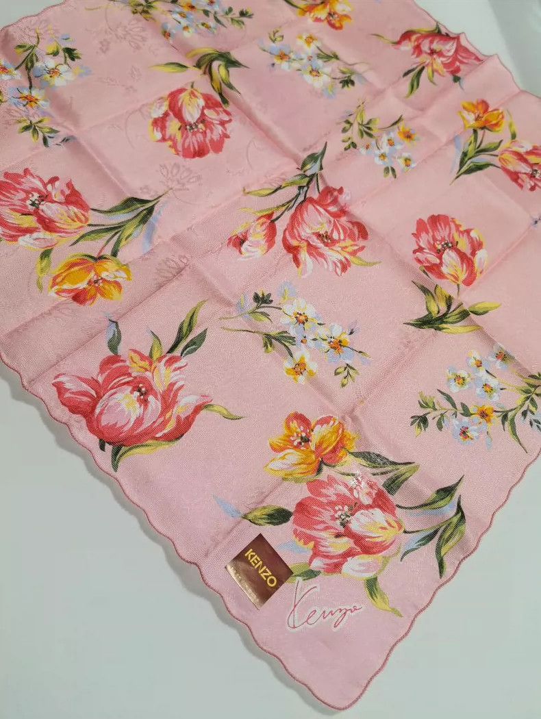 Kenzo KENZO Classic color contrast pink tulip / wavy lace / dark Size ONE SIZE - 2 Thumbnail