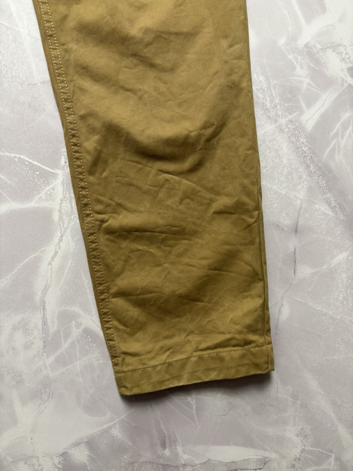 Other White Sand Belted Chino Pants Quiet Luxury Brown Mens 50 Size US 34 / EU 50 - 5 Thumbnail