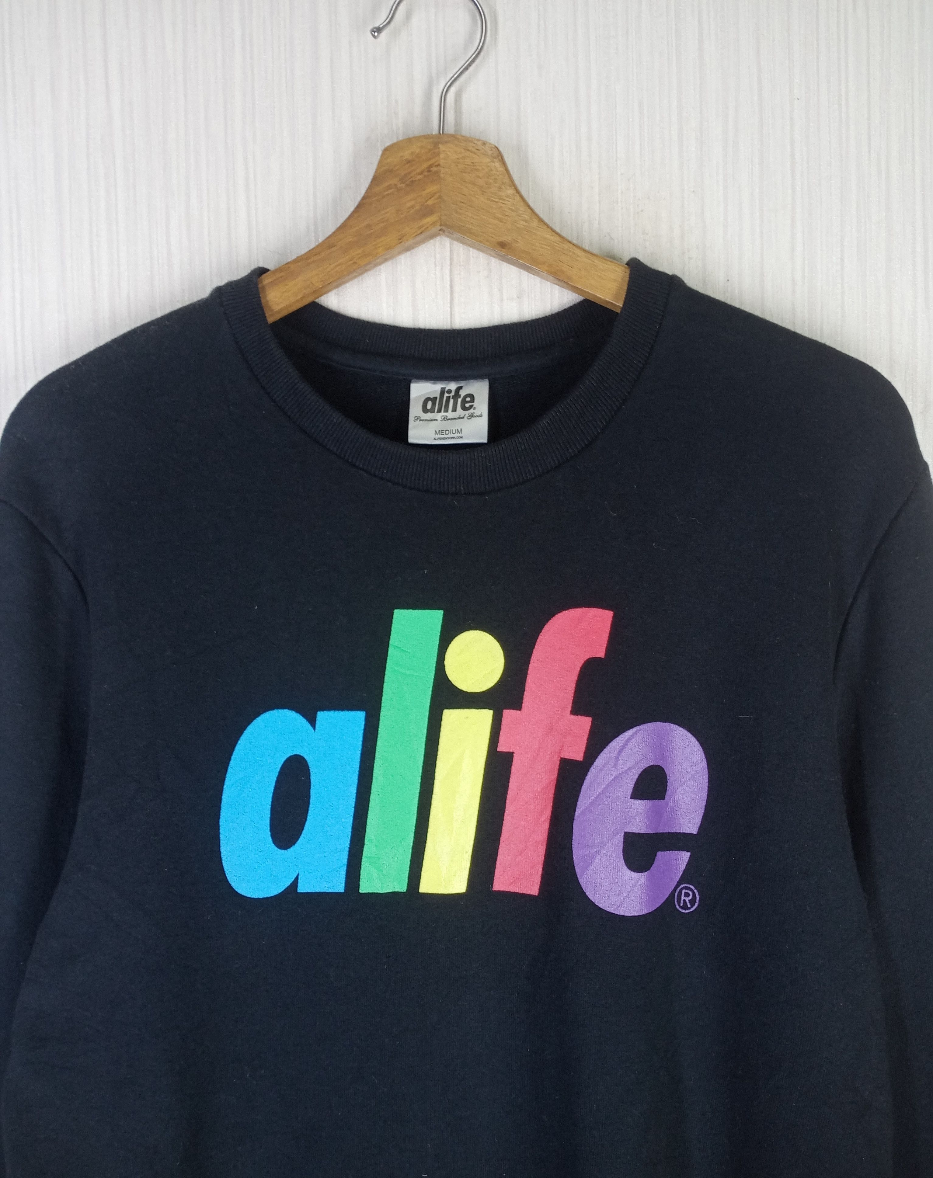 Alife Rare Alife Multicolor Logo Sweatshirt Size US M / EU 48-50 / 2 - 2 Thumbnail