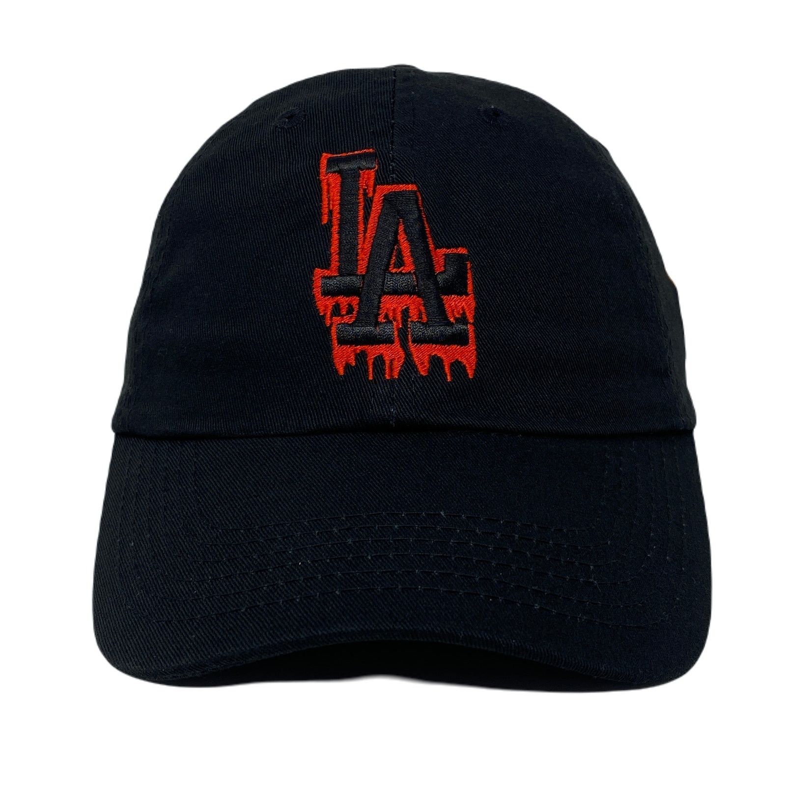 Other Los Angeles LA Halloween Blood Drip Red (Mask) Dad Hat Size ONE SIZE - 5 Thumbnail