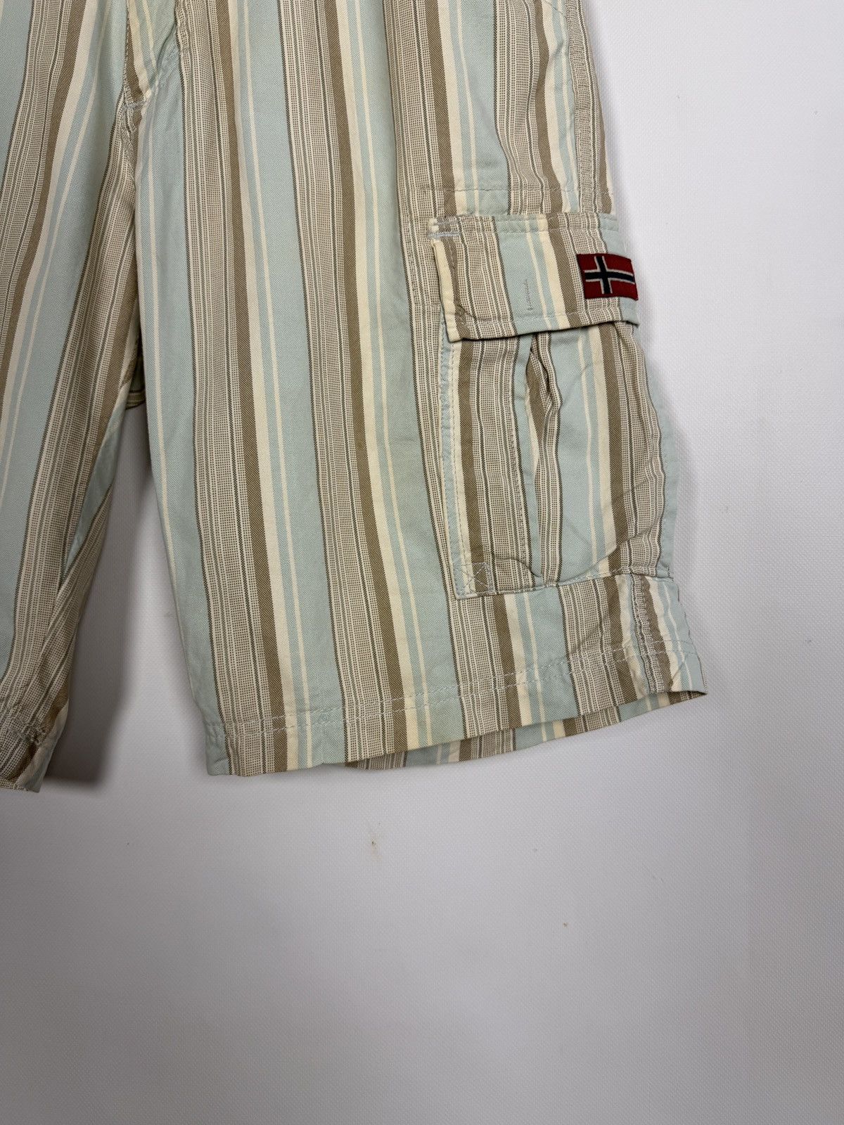 Napapijri Napapijri Vintage Cargo Striped Shorts Outdoor Size 36 Size US 36 / EU 52 - 5 Thumbnail