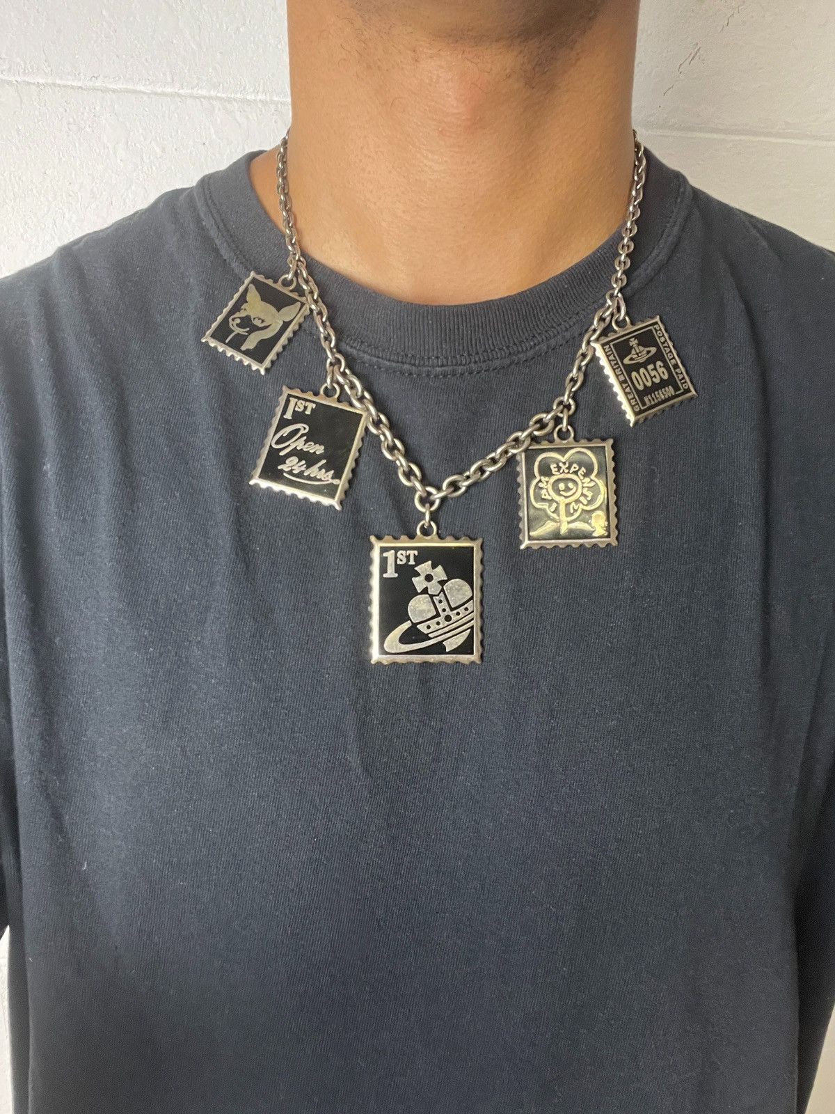 Vivienne Westwood Rare Vintage Stamp Necklace Size ONE SIZE - 9 Thumbnail