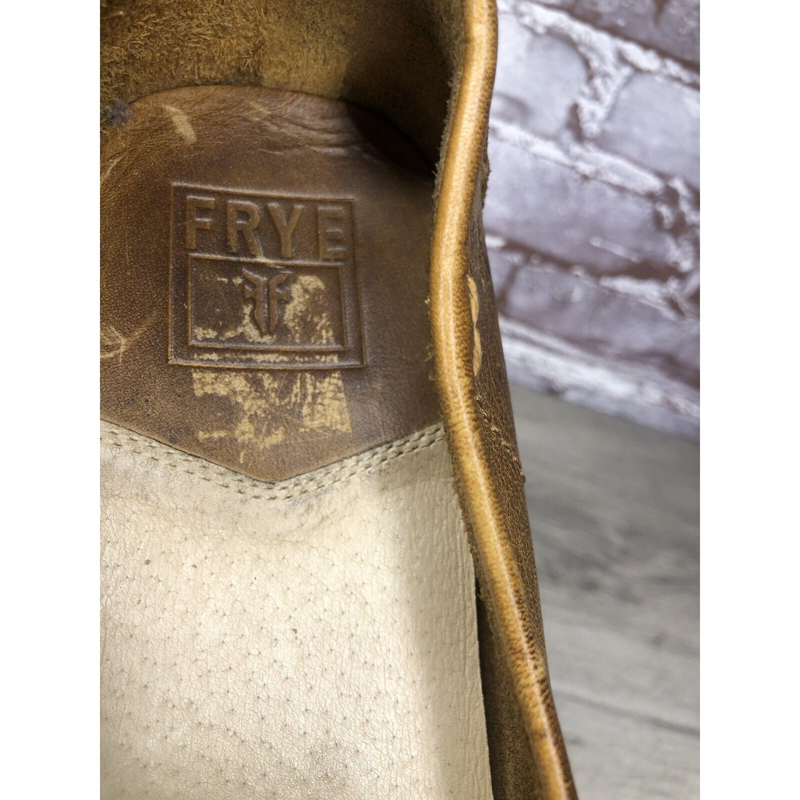 Frye FRYE Loafer Brown Leather Slip On Comfort Moccasin Driver Me Size US 11 / EU 44 - 5 Thumbnail