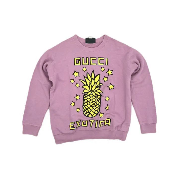 Gucci Gucci Pineapple Print Casual Sweatshirt for Women-2507 Size M / US 6-8 / IT 42-44 - 8 Thumbnail