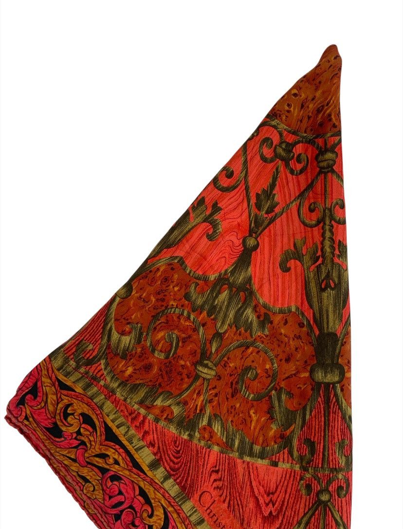 Christian Dior Monsieur Christian Dior Vintage Silk Handkerchief Neckerchief Bandana Size ONE SIZE - 5 Thumbnail