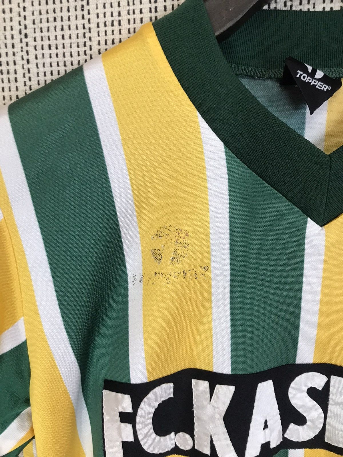 Japanese Brand 🔥VERY RARE VTG 80sSOCCER JERSEY FC KASHIWA JAPAN FOOTBALL Size US M / EU 48-50 / 2 - 2 Thumbnail
