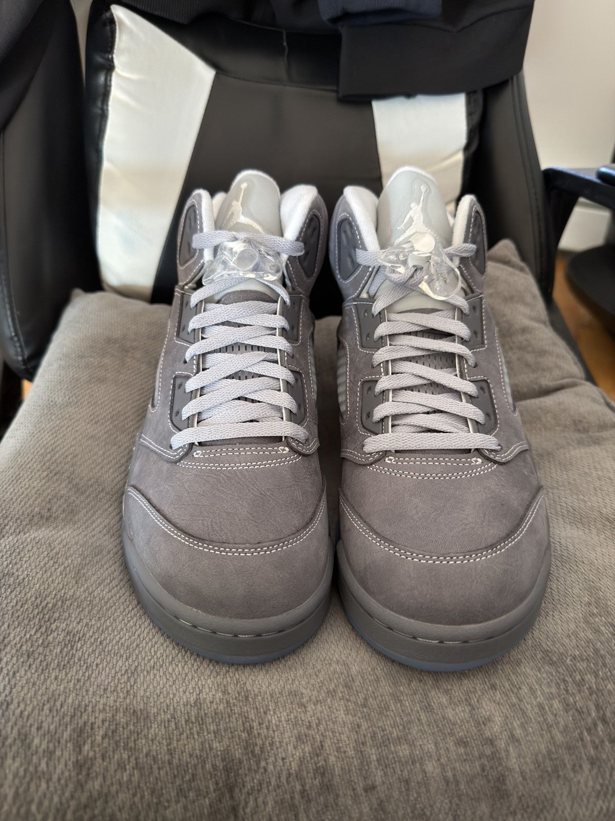 Nike Air Jordan 5 Wolf Grey Size US 10 / EU 43 - 3 Thumbnail