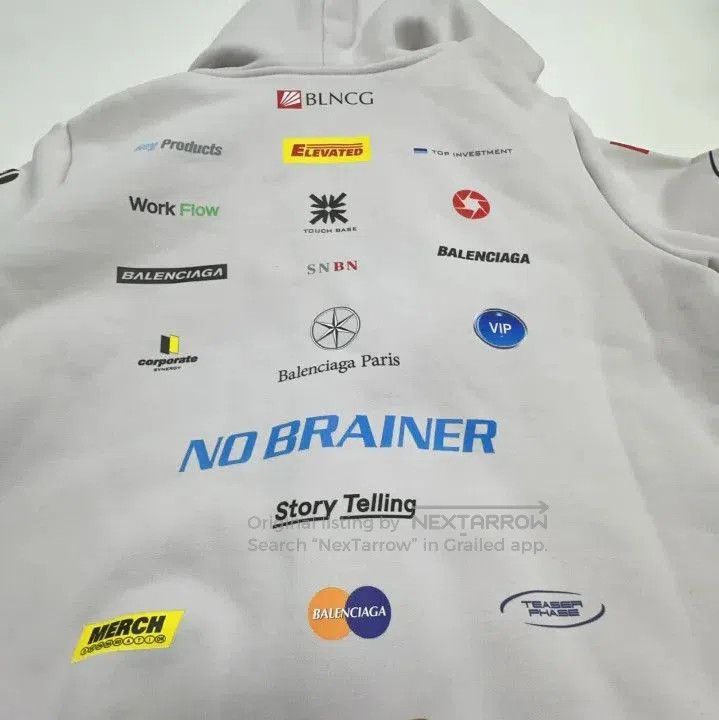 Balenciaga Balenciaga SS24 Logo Print Casual Hoodie. Size US L / EU 52-54 / 3 - 4 Thumbnail