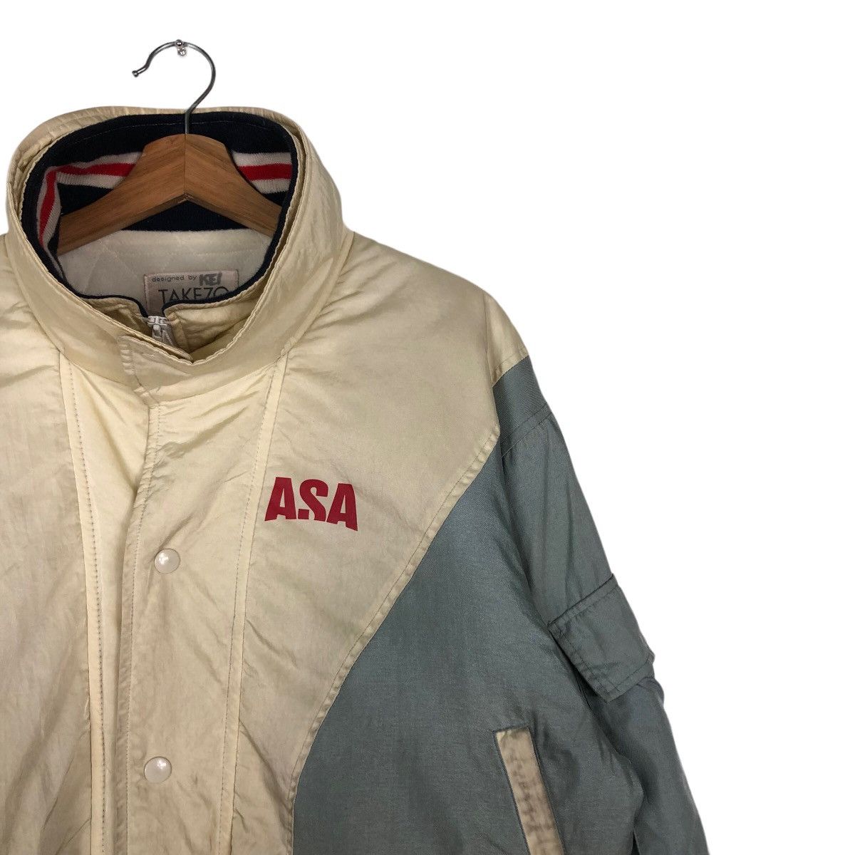 Japanese Brand Vintage Bondage Bomber Jacket Takezo Asa Big Logo Spell Out Size US M / EU 48-50 / 2 - 6 Thumbnail