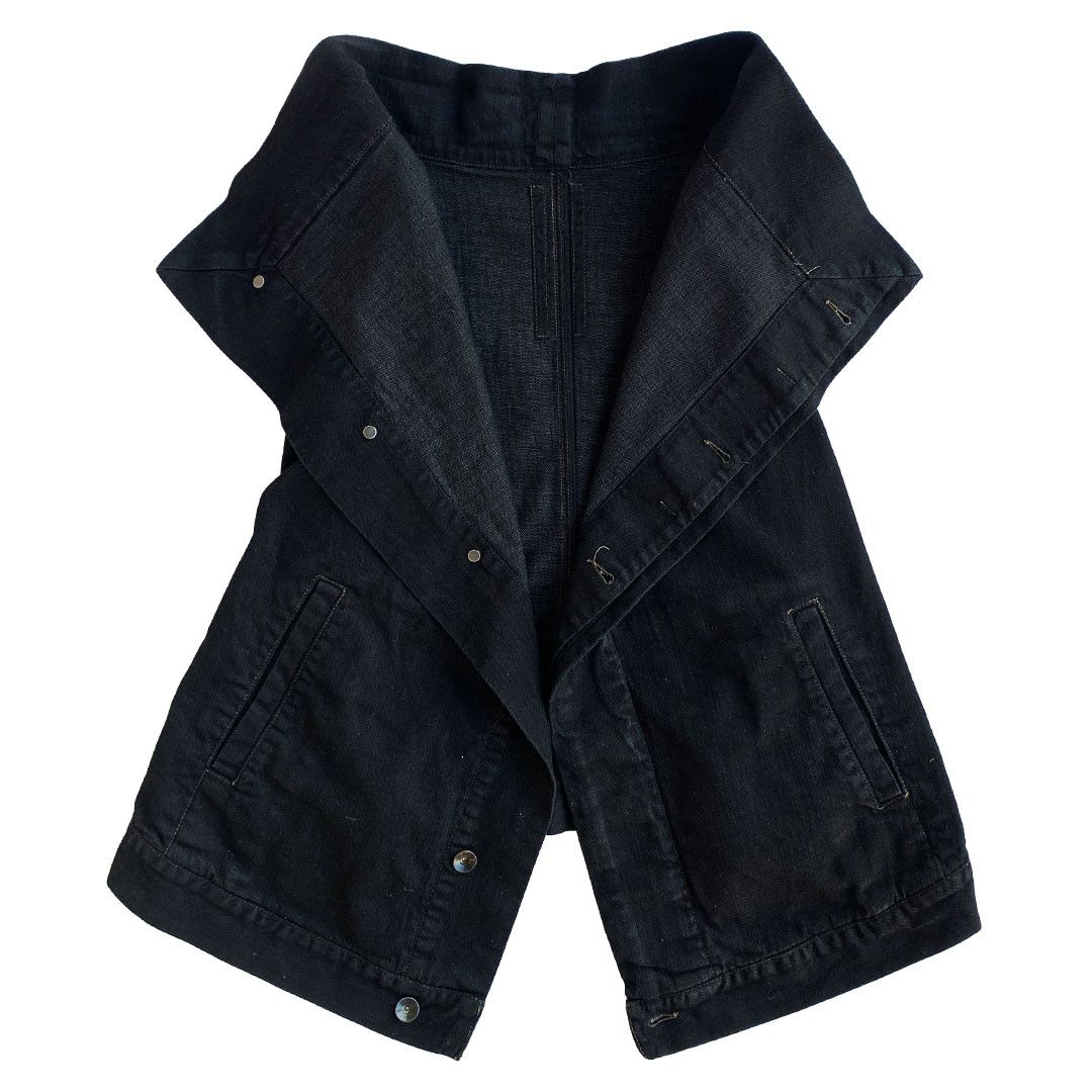 Rick Owens Drkshdw Rick Owens - DRKSHDW Sleeveless Exploder Jacktet - Black - S Size US S / EU 44-46 / 1 - 1 Thumbnail
