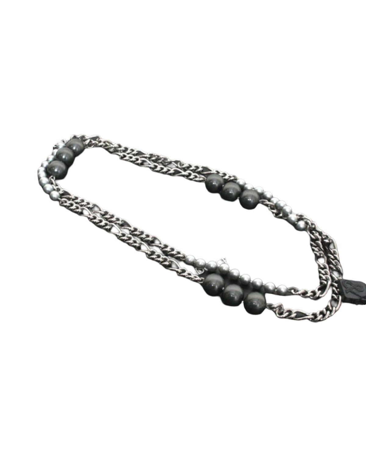 Dolce & Gabbana Double Layered Black Pearl Necklace Size ONE SIZE - 7 Thumbnail