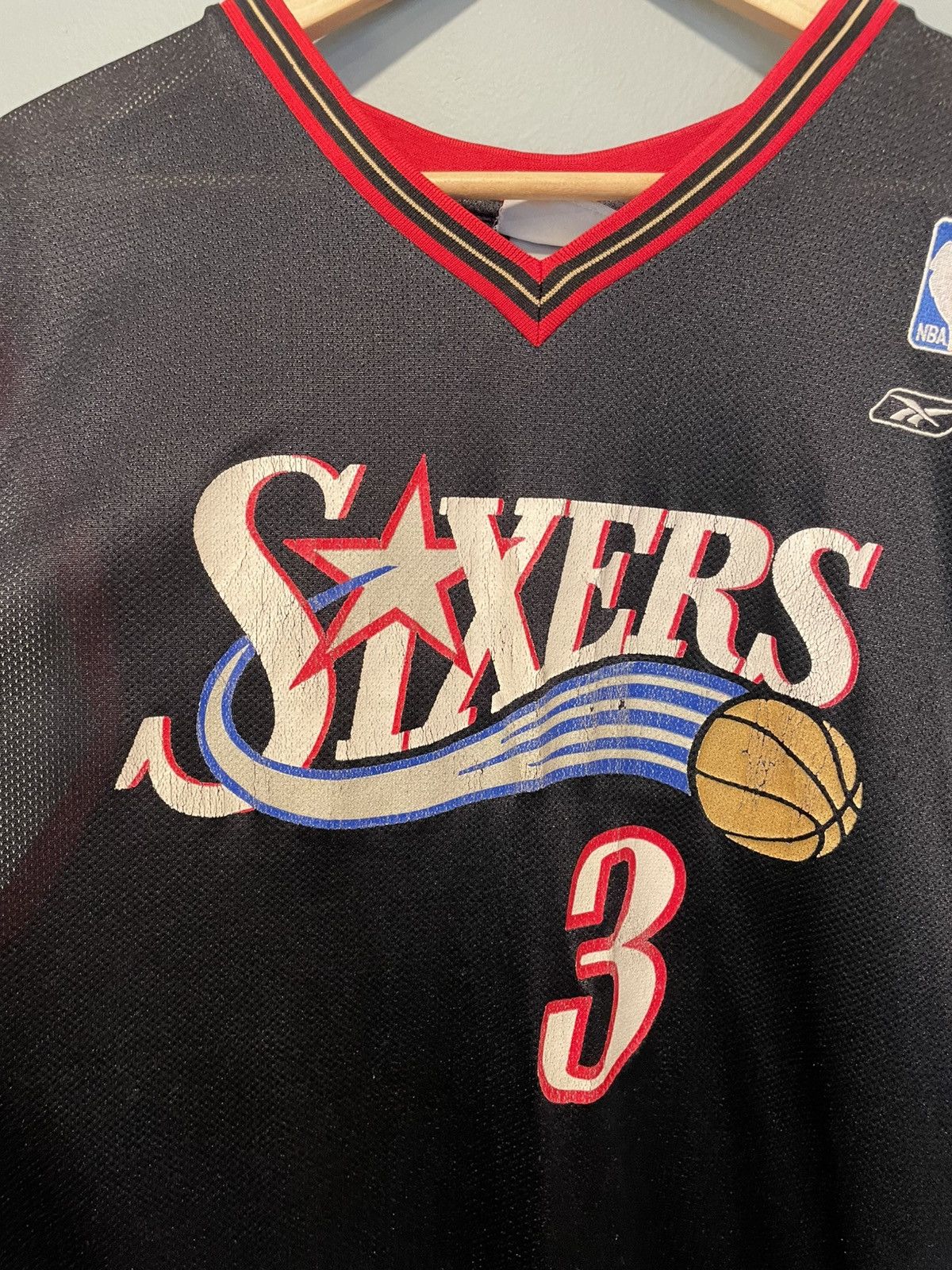 NBA × Reebok Vintage Allen Iverson Jersey - Philadelphia 76ers Size US XL / EU 56 / 4 - 5 Thumbnail