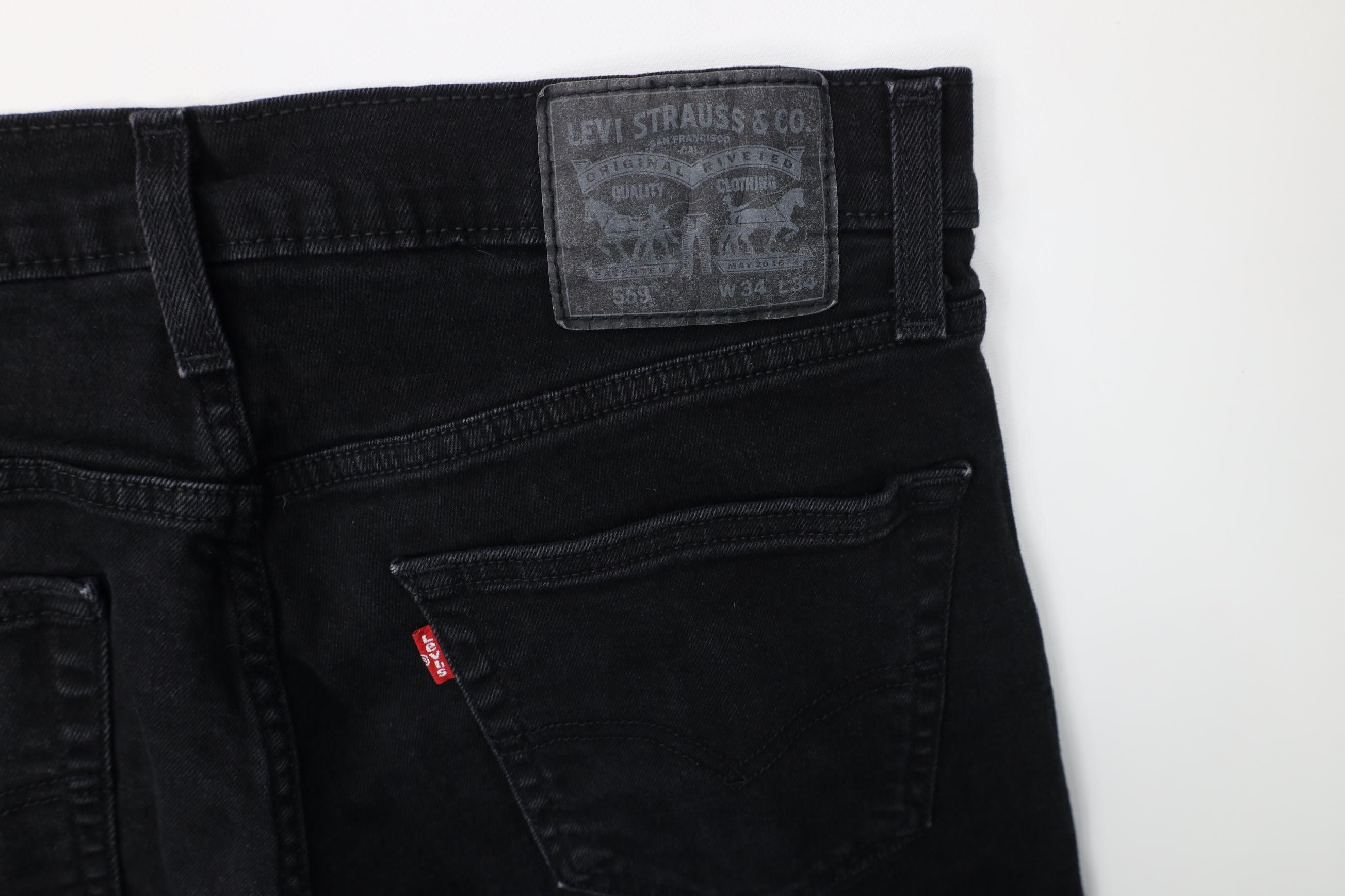 Levi's Vintage Y2K Levis 559 Stretch Relaxed Straight Leg Jeans Size US 34 / EU 50 - 13 Thumbnail