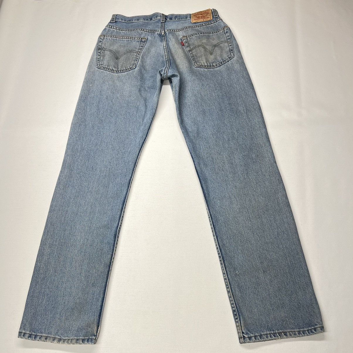 Levi's × Vintage Levis 505 Jeans Blue Straight Regular Fit Faded Denim Y2K Size US 34 / EU 50 - 13 Thumbnail