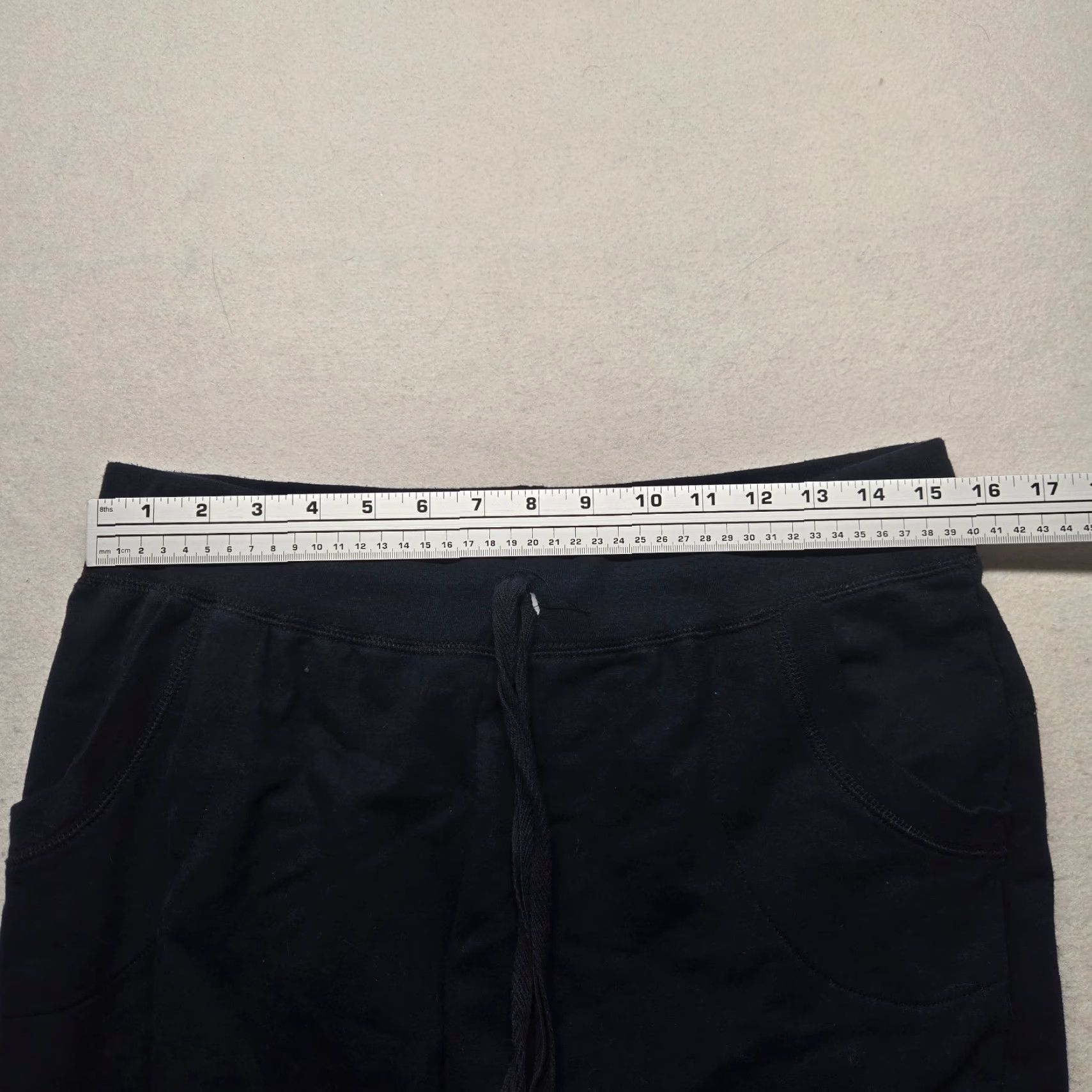Vintage Bobbie Brooks Leggings Solid Black High Waist Stretch Yoga Pants L Adult Large Black Leggings Workout Athleisure Women's Size 36" / US 14 / IT 50 - 3 Thumbnail