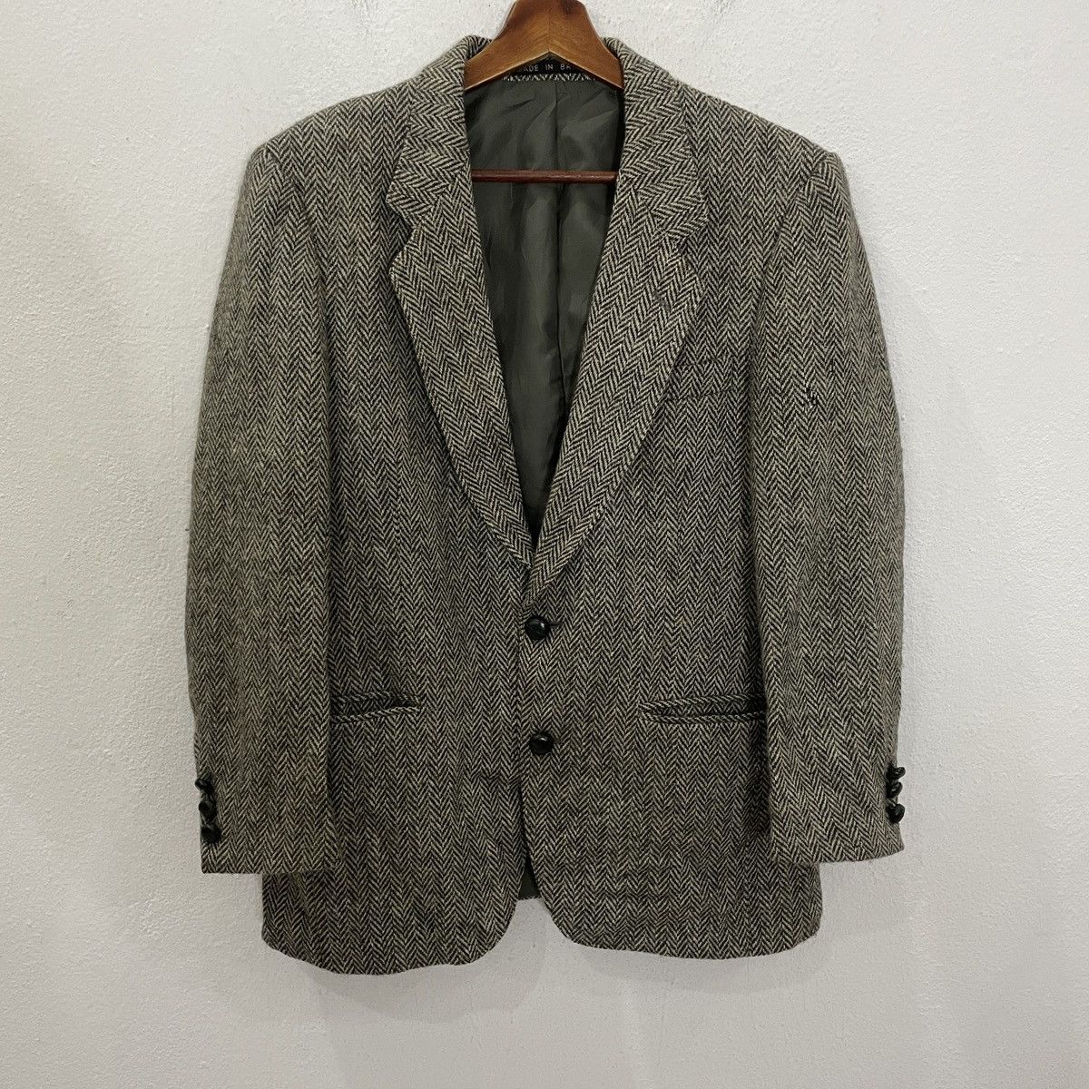 Harris Tweed Vintge Harris Tweed Coat Jacket Size US M / EU 48-50 / 2 - 1 Thumbnail