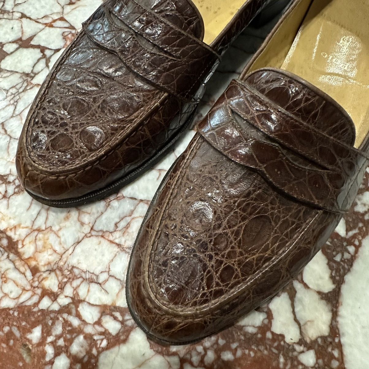 Ralph Lauren Ralph Lauren genuine crocodile loafers Size US 8.5 / EU 41-42 - 5 Thumbnail