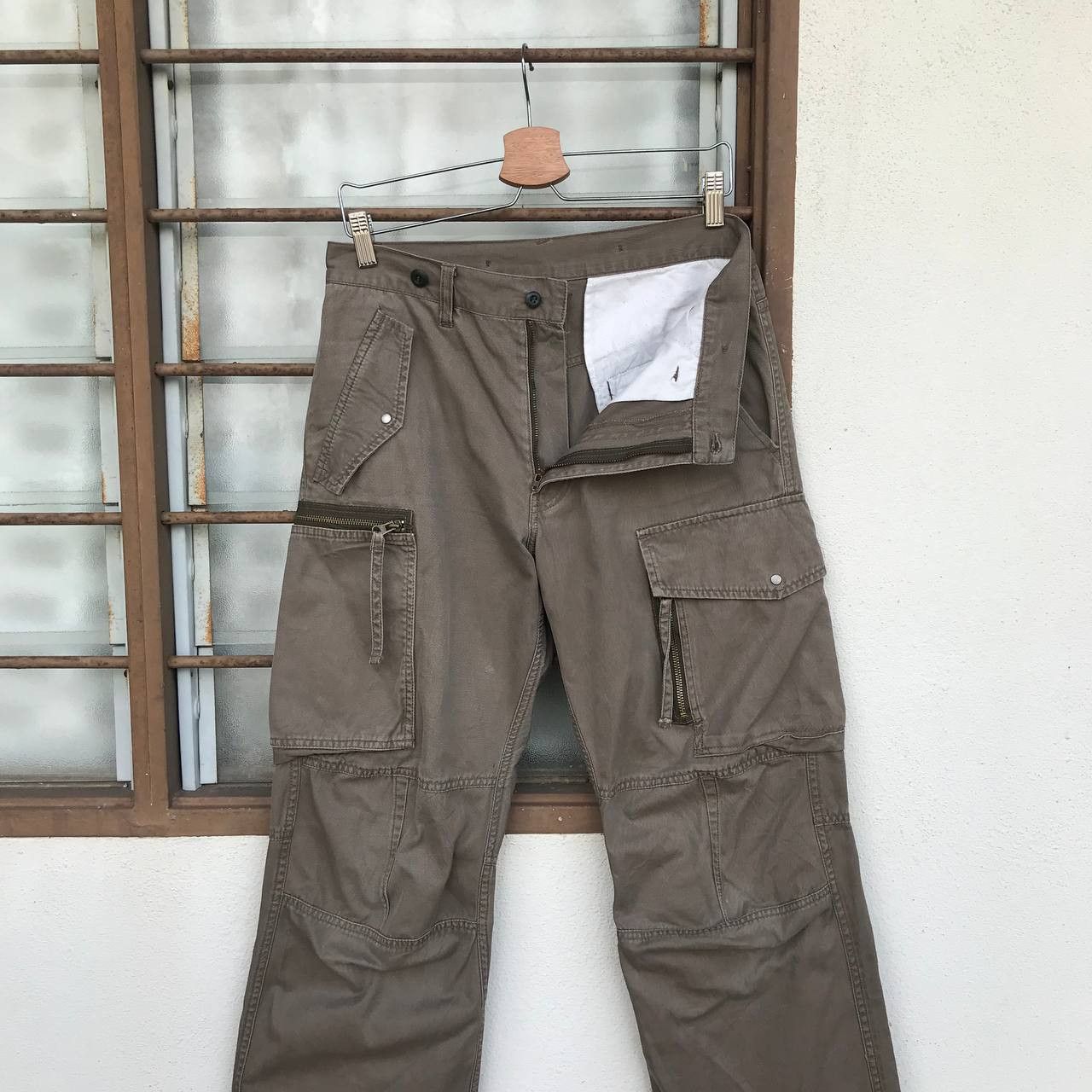 PPFM RARE PPFM MILITARY TRACKTOR CARGO PANT DRAWSTRING LEG STRIP Size US 30 / EU 46 - 5 Thumbnail