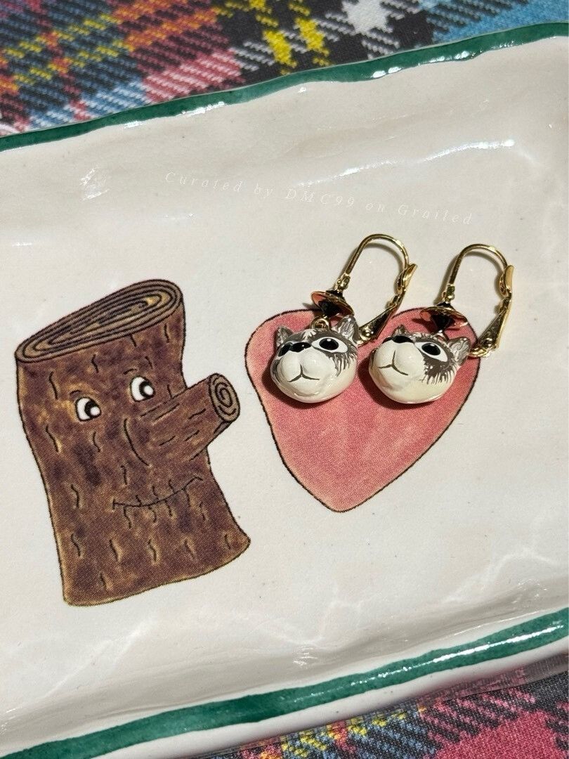 Vivienne Westwood Vivienne Westwood 3D Saturn Cat Earrings Size ONE SIZE - 1 Thumbnail