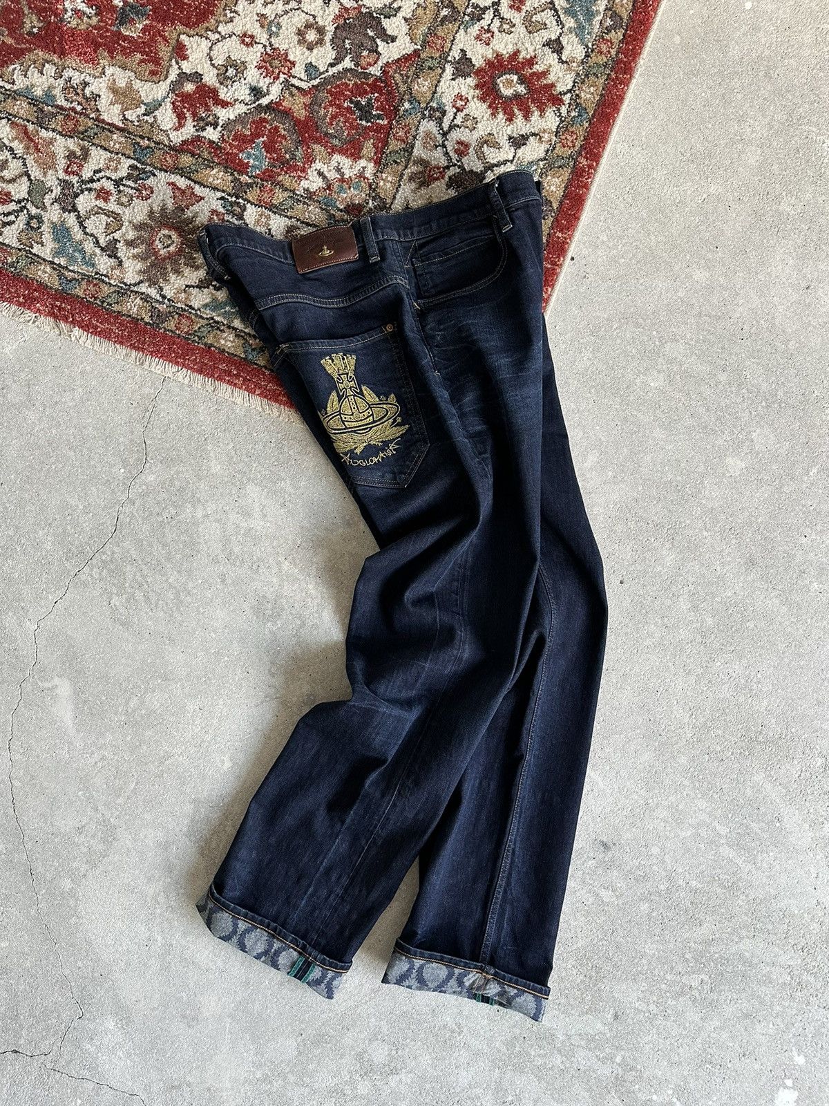 image of Vintage Vivienne Westwood Selvedge Denim Jeans, Men's (Size 36)