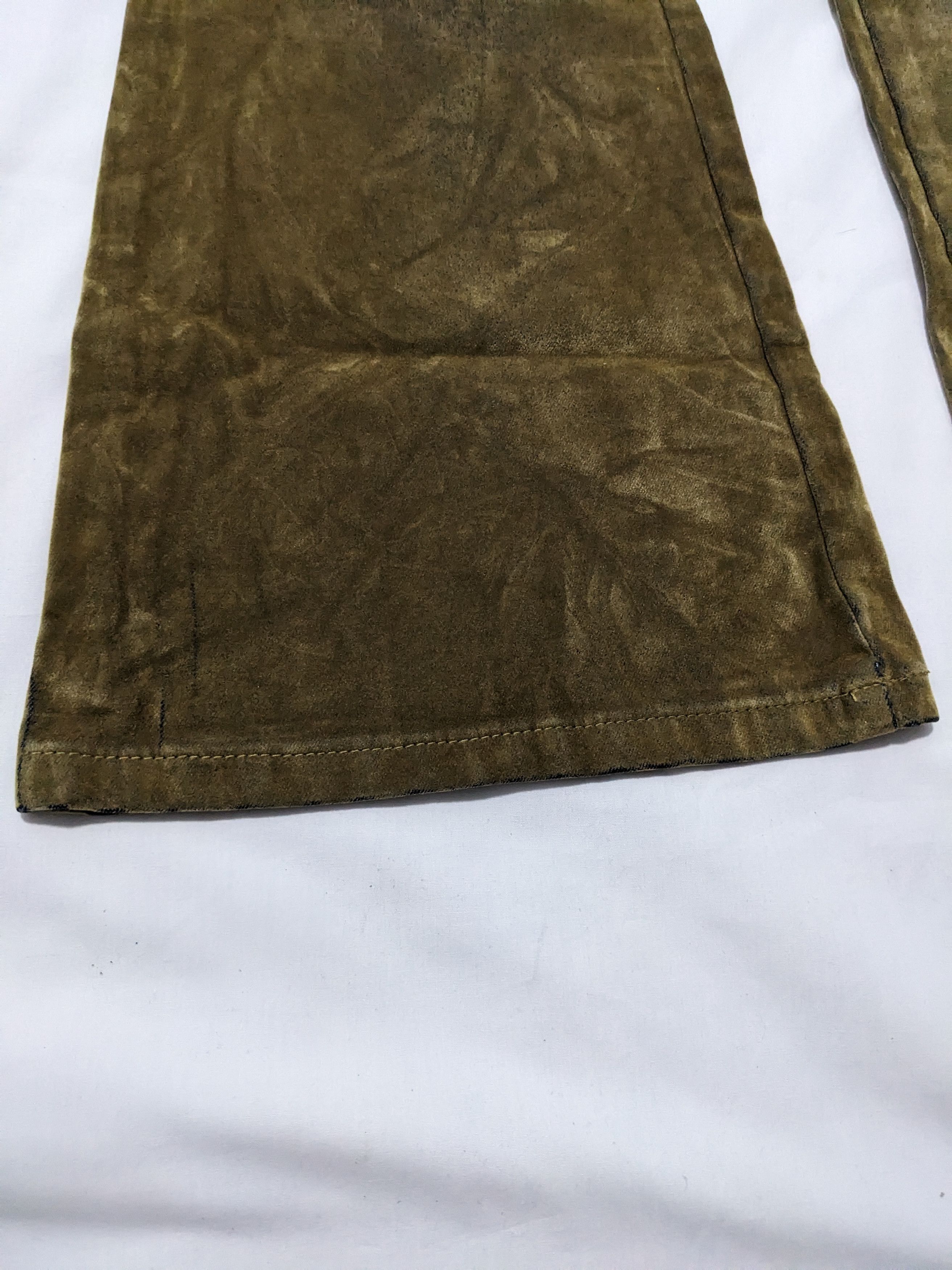 Beauty Beast × If Six Was Nine × Le Grande Bleu (L.G.B.) Japanese Velvet Flare Pants Low Rise LGB Style Size US 28 / EU 44 - 5 Thumbnail