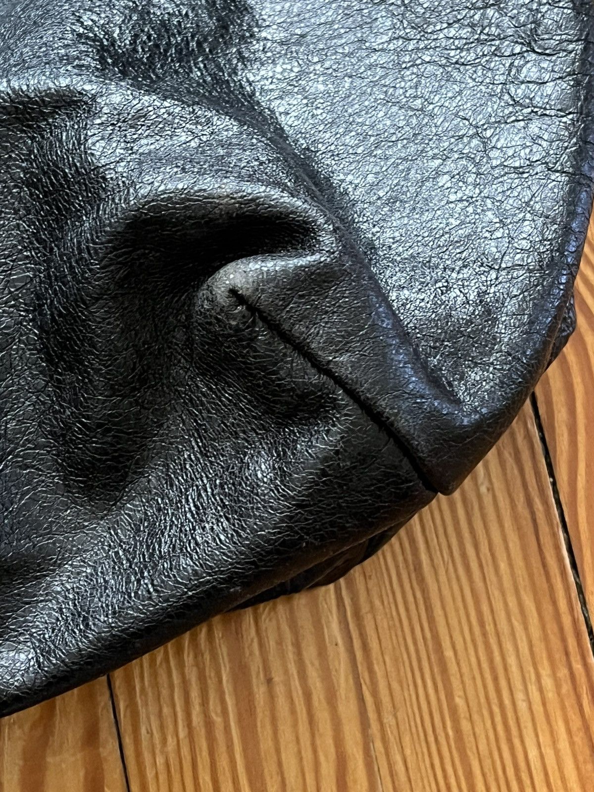 Balenciaga Grail Balanciaga SS17 Arena XL Ikea Tote Bag Leather Black Size ONE SIZE - 7 Thumbnail
