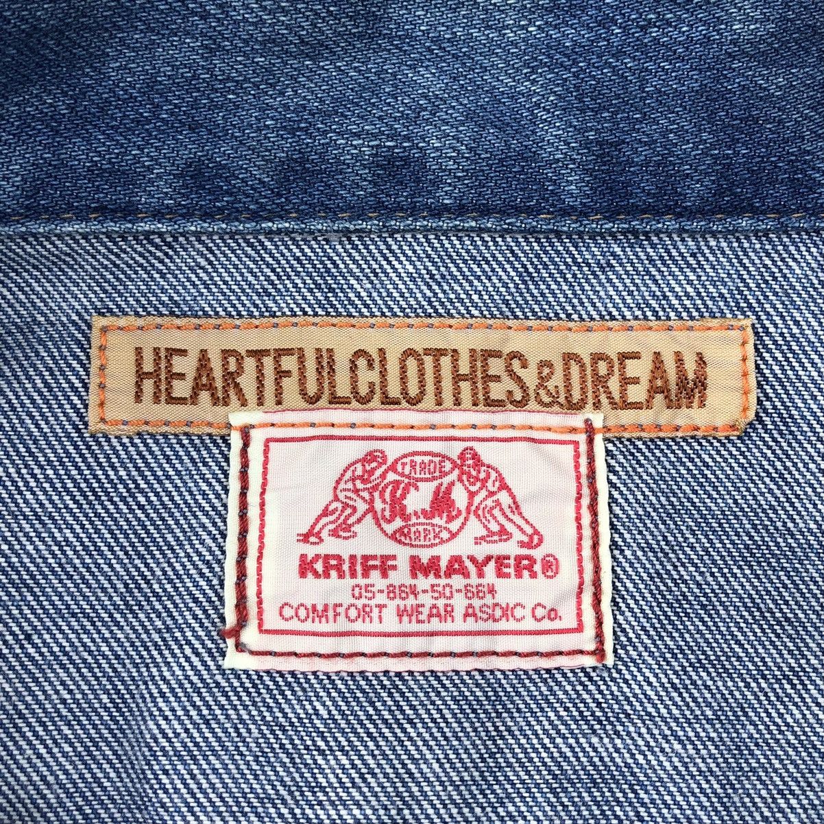 Vintage Kriff Mayer Denim Zipper Jacket Size US M / EU 48-50 / 2 - 10 Thumbnail
