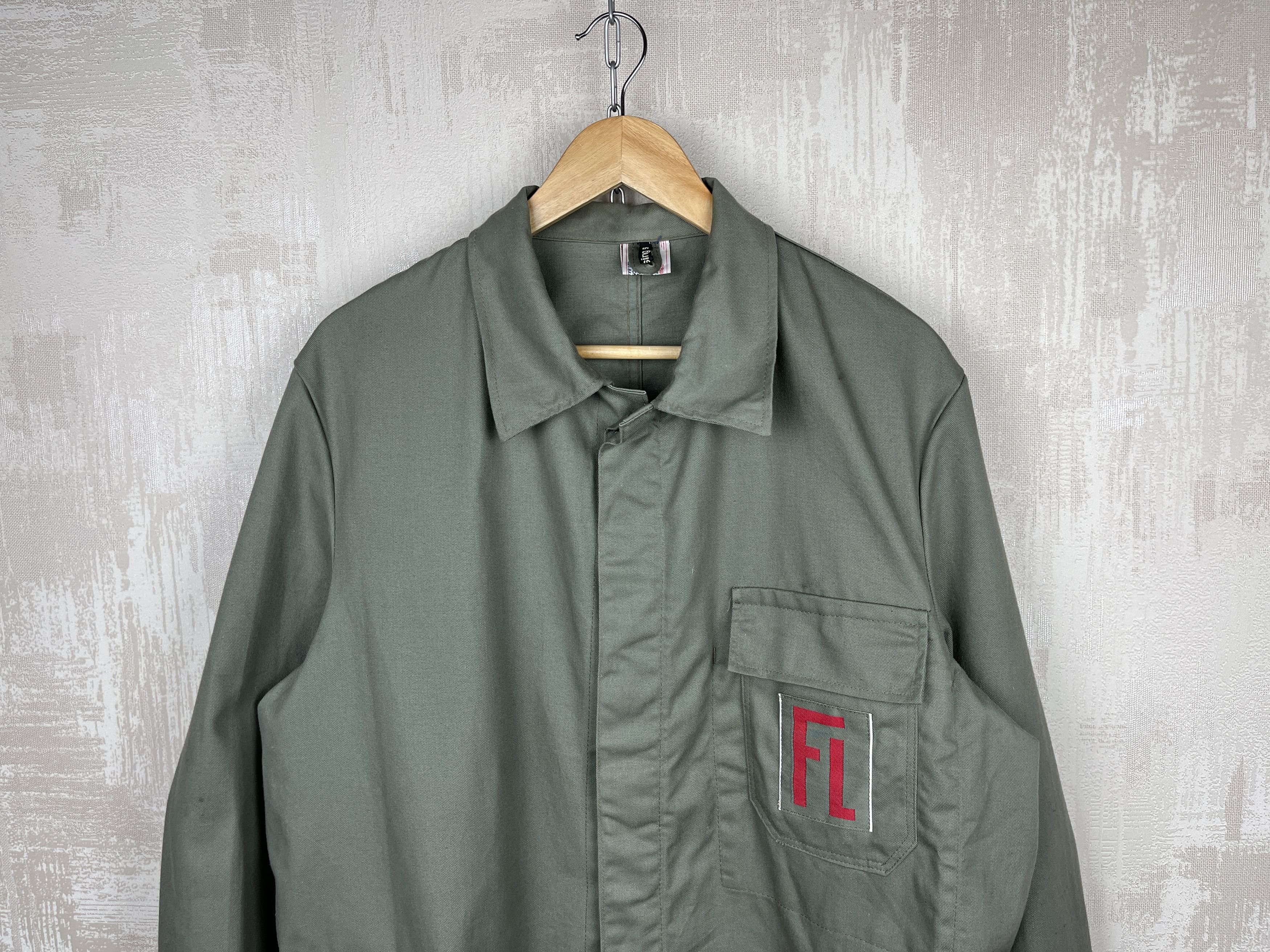 Vintage 80's Proban German Chore Work Jacket Workwear West Germany Size US XL / EU 56 / 4 - 3 Thumbnail