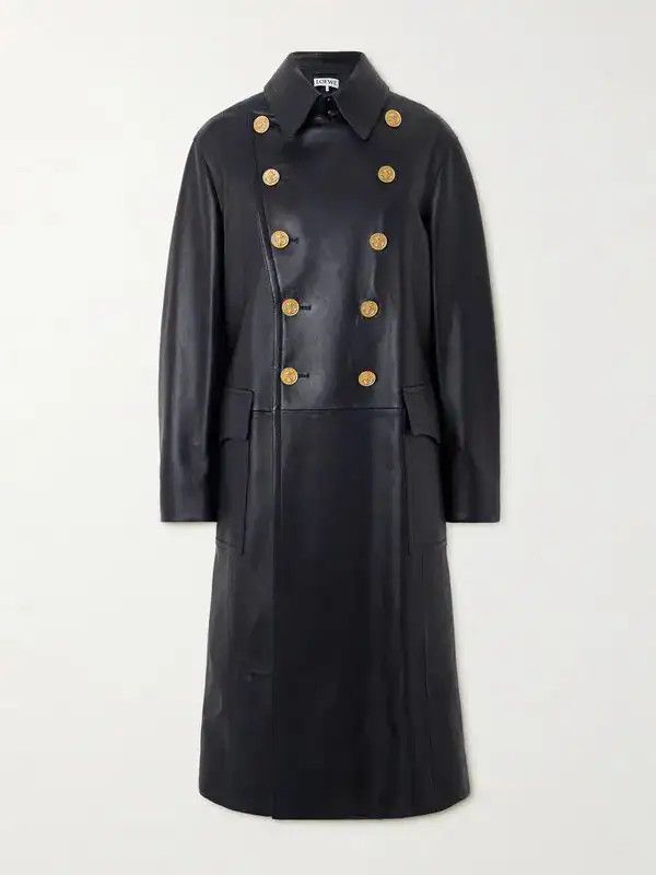 Loewe o1w1db10426 Overcoat in Black Size M / US 6-8 / IT 42-44 - 1 Thumbnail