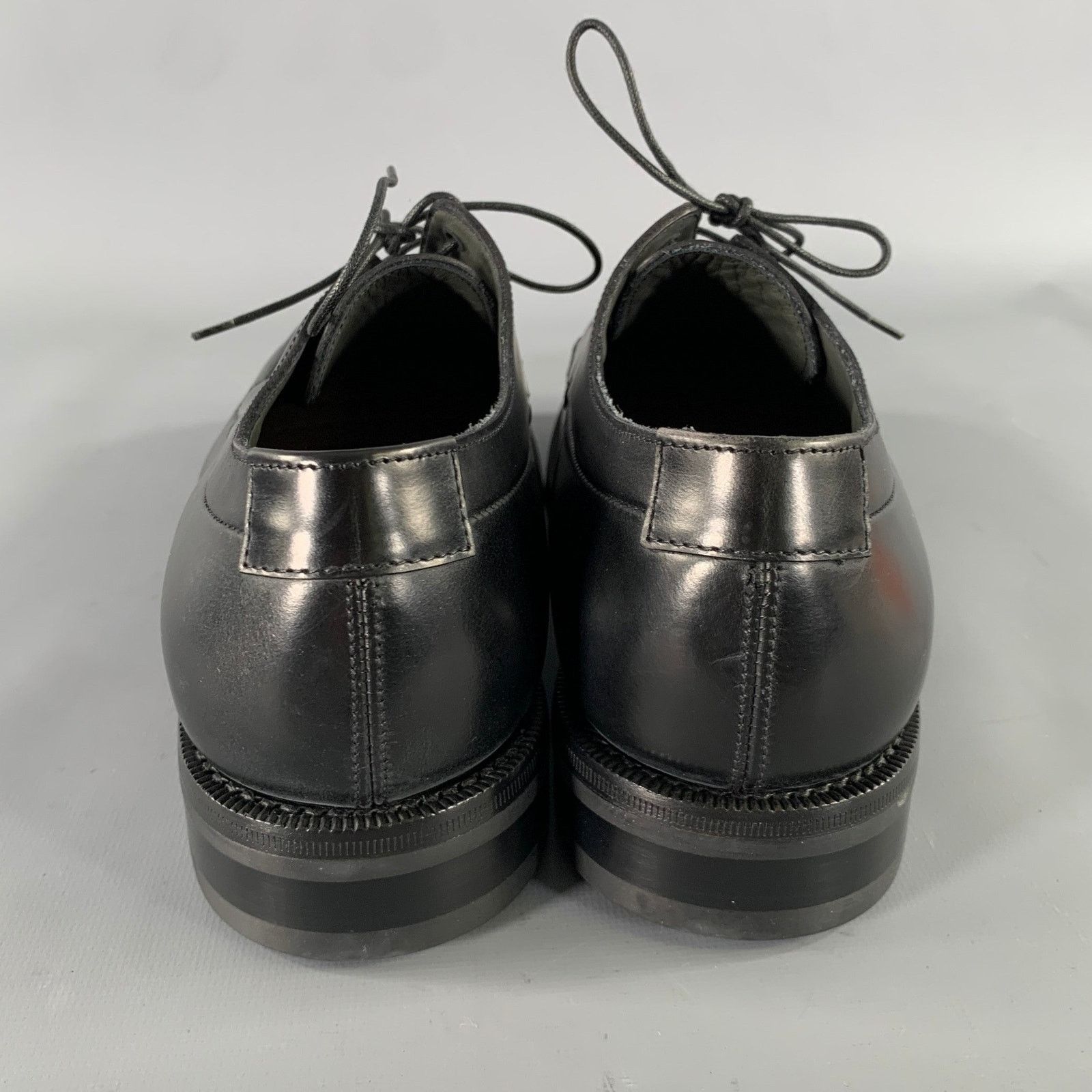 Jil Sander JIL SANDER Size 7 Black Leather Lace Up Shoes Size US 7 / EU 40 - 3 Thumbnail