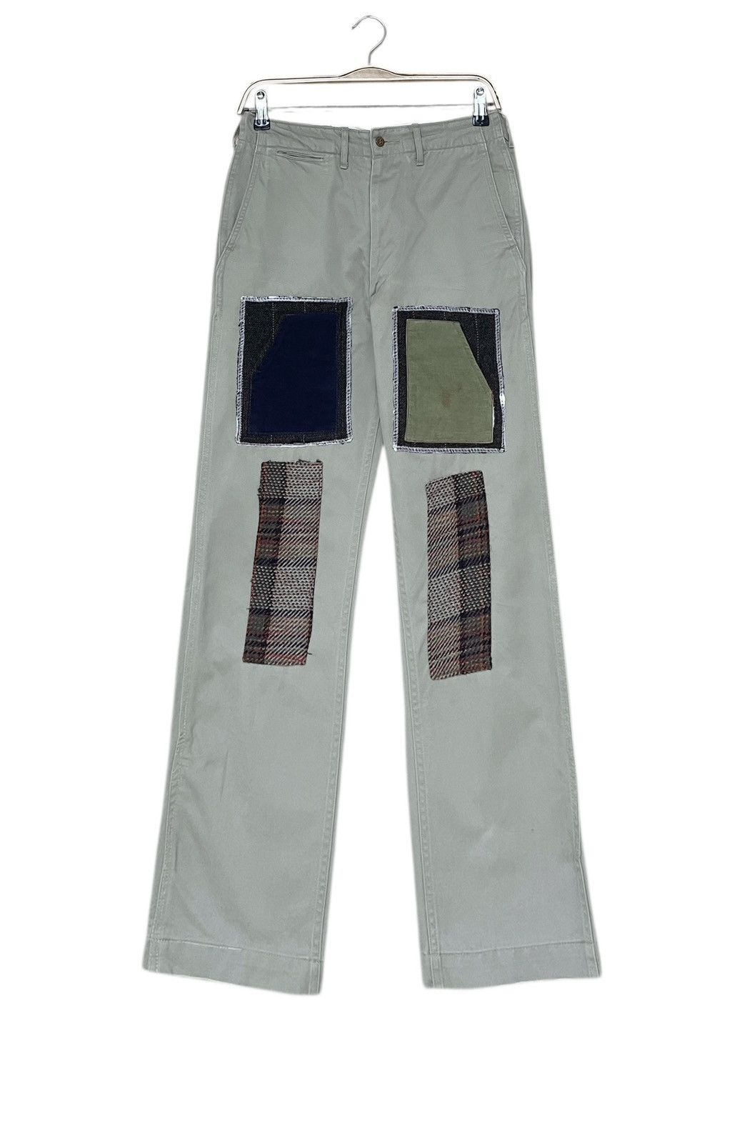 Vintage Japanese Brand Buzz Rickson Patchwork Pants 1990s