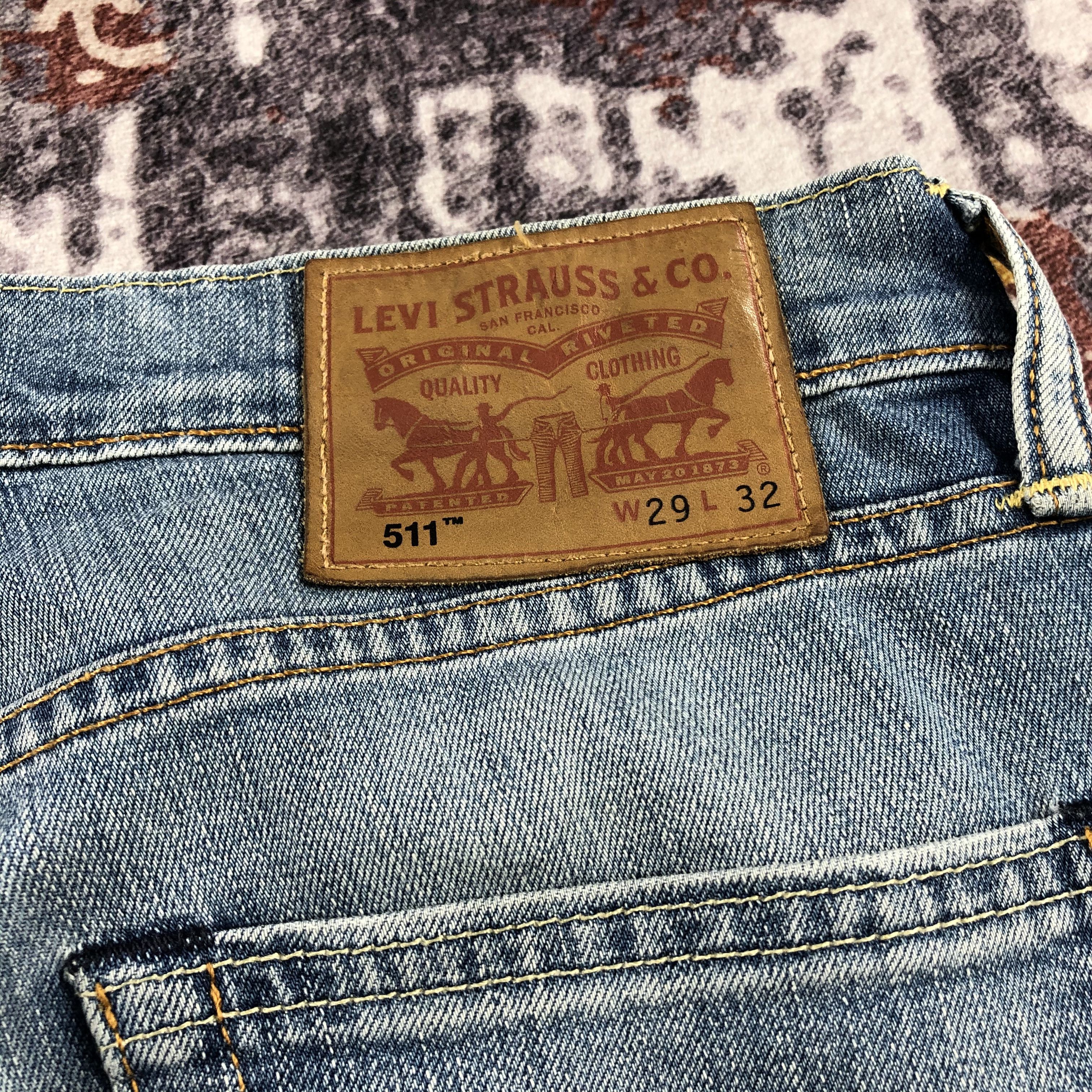 Levi's × Vintage Vintage Blue Wash Levis 511 Jeans-JM2206 Size US 31 - 6 Thumbnail