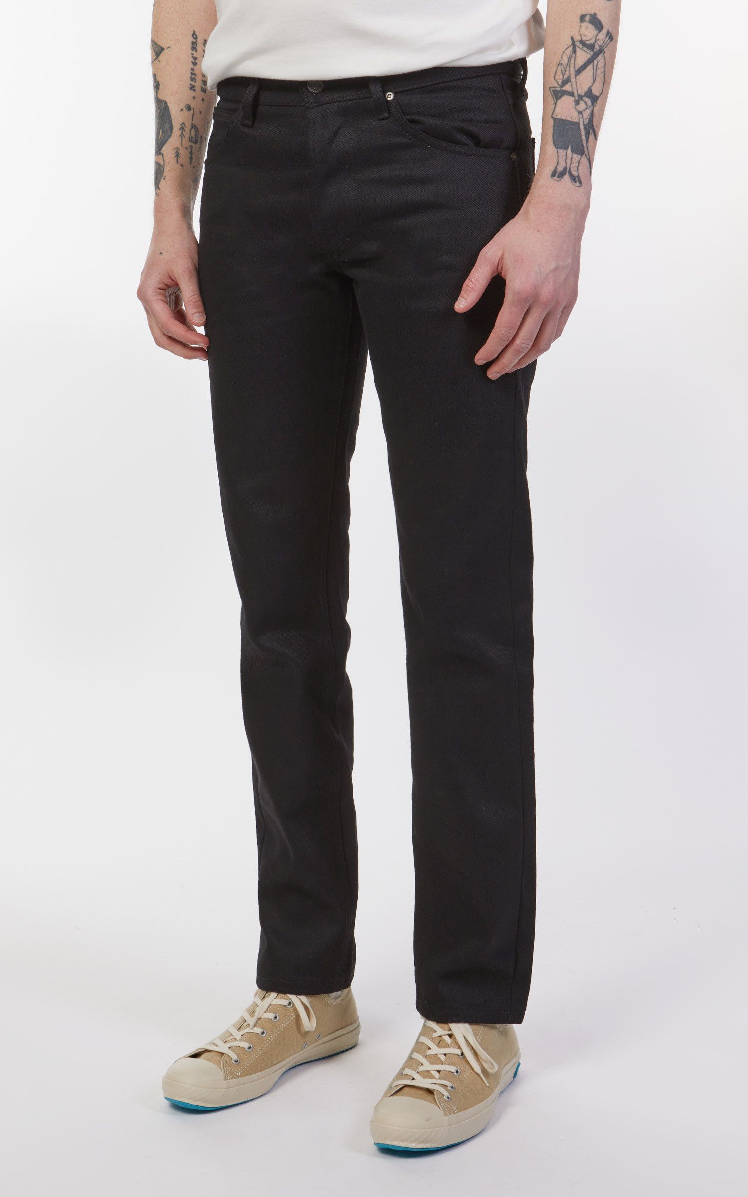 Designer × Japanese Brand × Lee Lee 101 101S Jeans Dry Selvedge Black 14oz Size W32 L32 Size US 32 / EU 48 - 18 Thumbnail