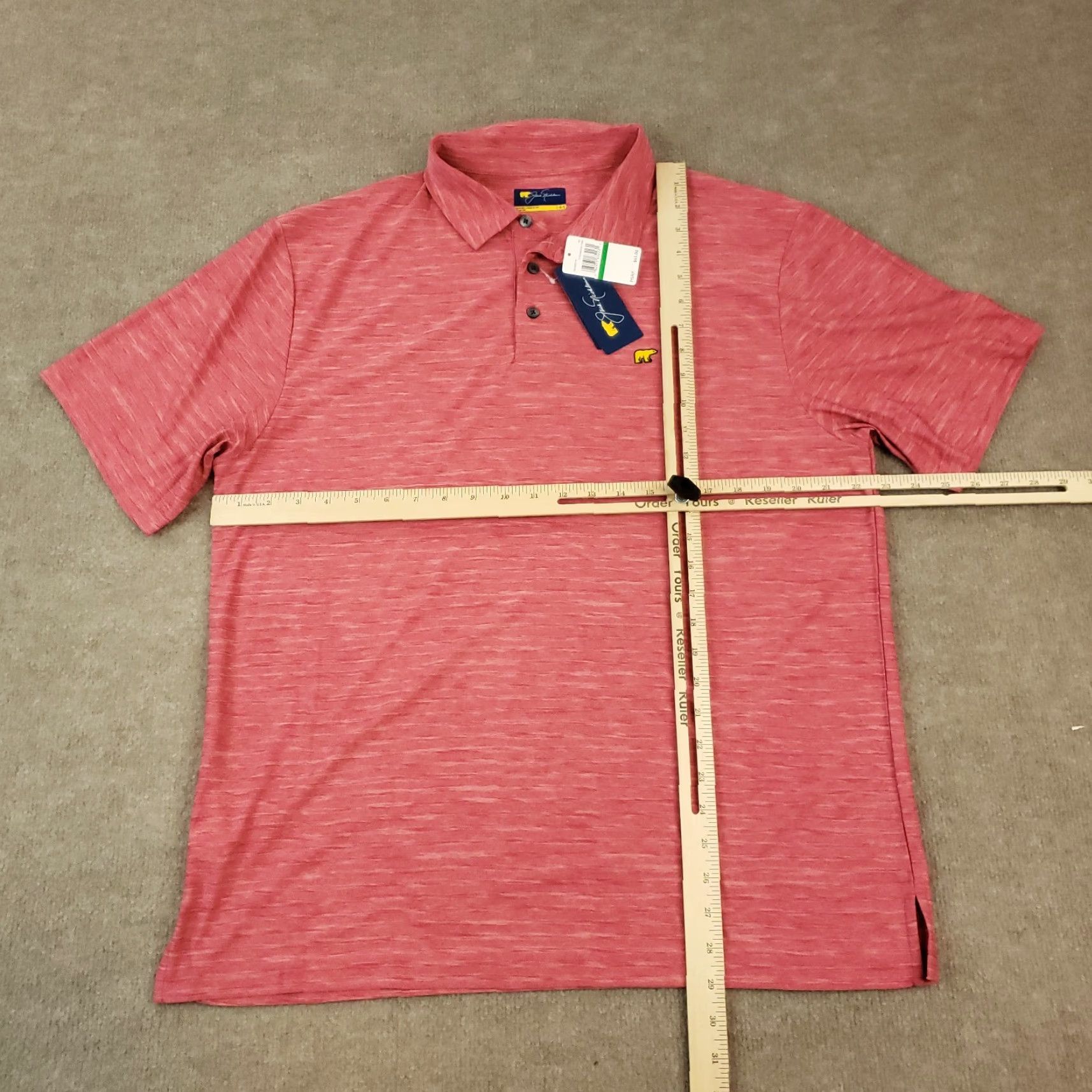 Vintage Nike Jack Nicklaus Polo Shirt Mens L Red Short Sleeve Golf Casual Outdoors Size US L / EU 52-54 / 3 - 2 Thumbnail