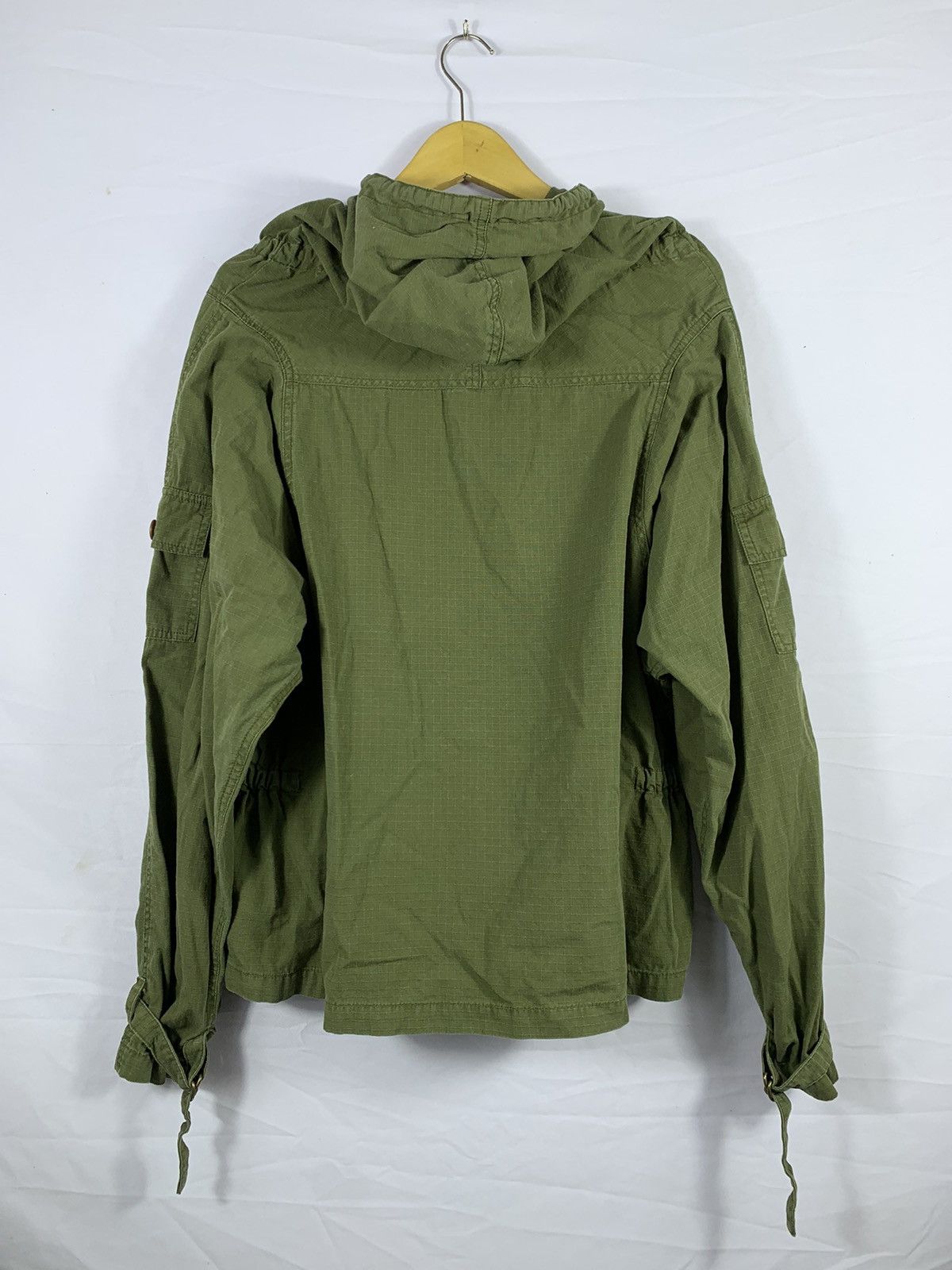 Vintage Vintage Military Rip Stop Poplin Jacket Hoodie Size US L / EU 52-54 / 3 - 2 Thumbnail