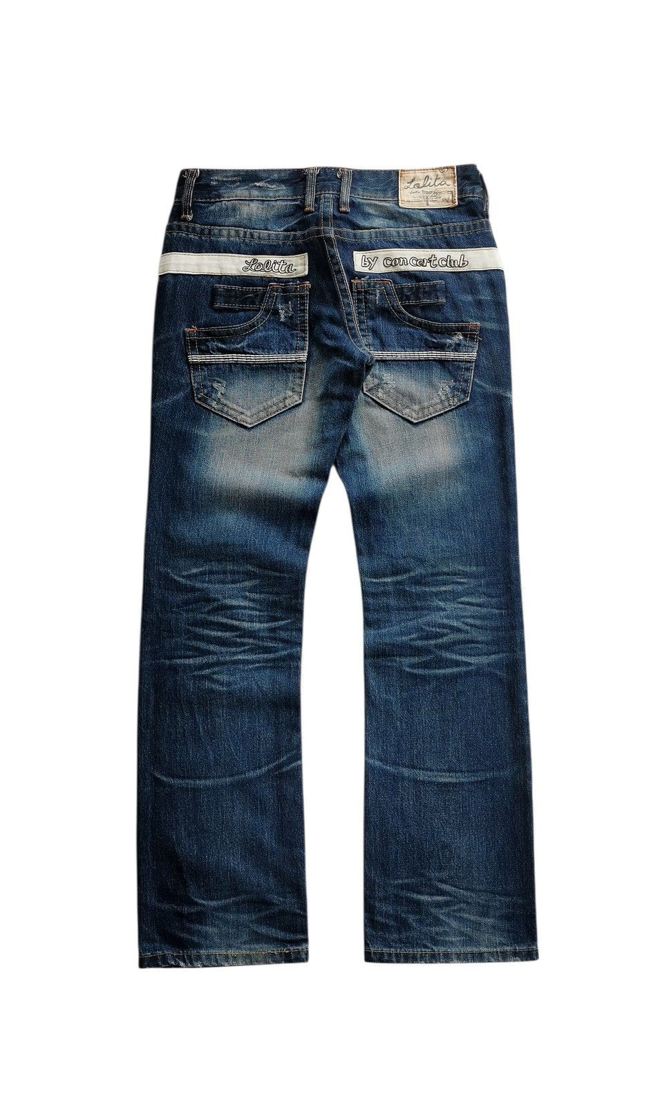 If Six Was Nine Flare Jeans Lolita Acid Wash Clawmark Boot Cut Denim 🔸 Size US 30 / EU 46 - 7 Thumbnail