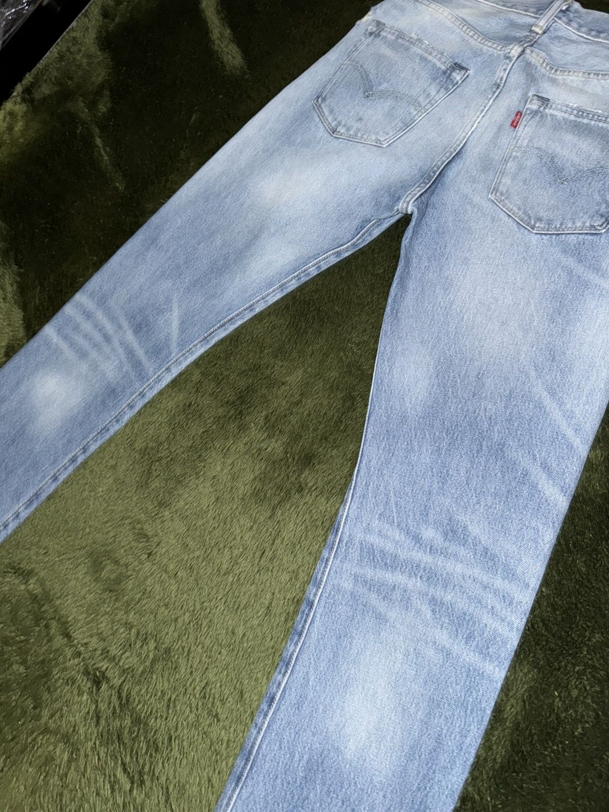 Levi's [W30/L30] Levi’s 501 Distressed Light Indigo Denim Pants Size US 30 / EU 46 - 10 Thumbnail
