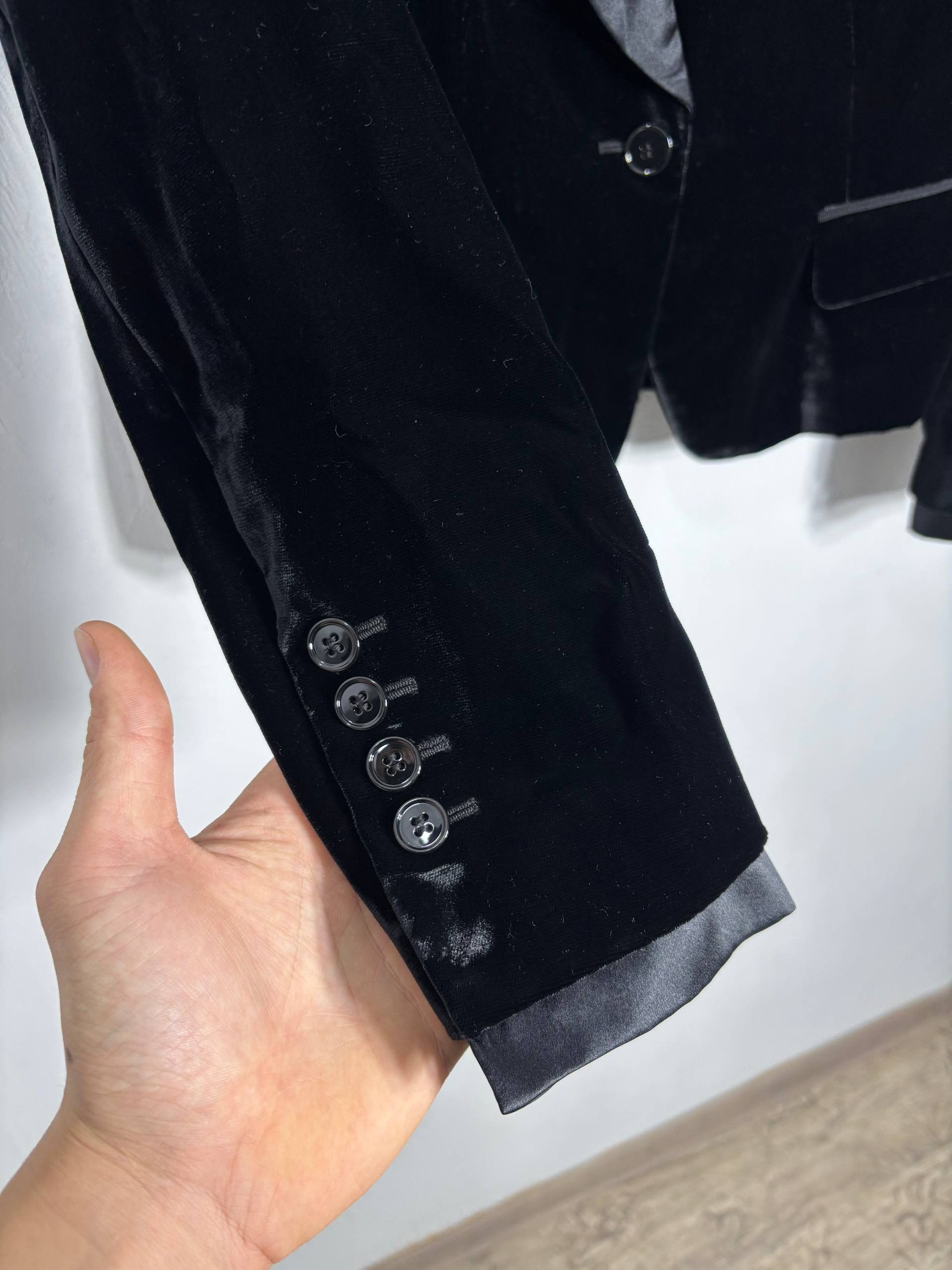 Dolce & Gabbana Dolce & Gabbana Velvet Silk Tuxedo Blazer Shawl Collar 44 IT Size M / US 6-8 / IT 42-44 - 3 Thumbnail