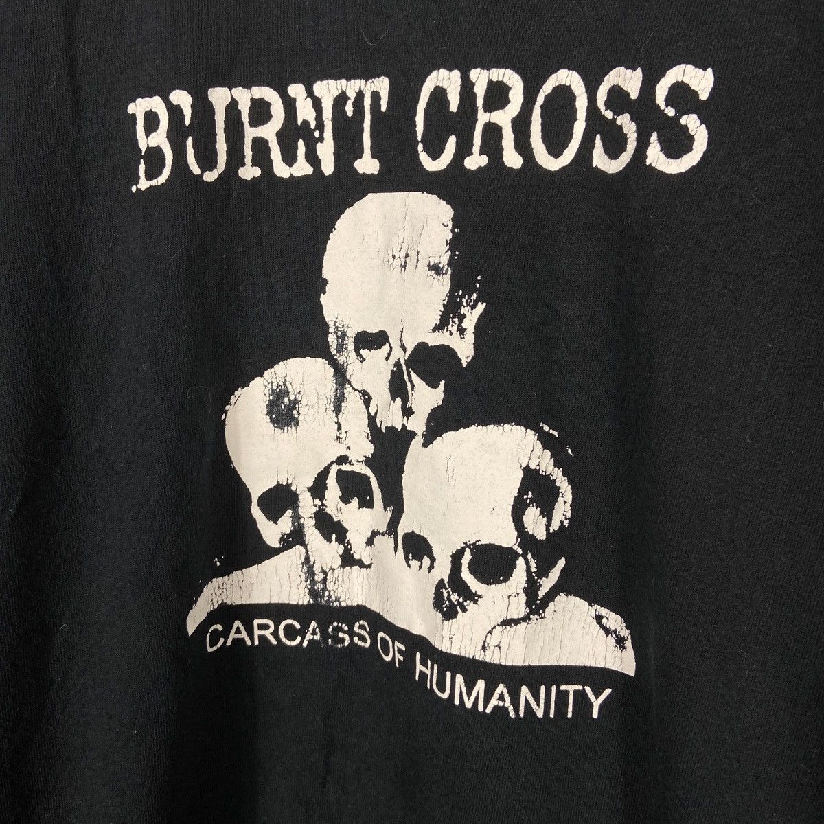Band Tees Vintage Burnt Cross “Carcass Of Humanity” Graphic tee Size US L / EU 52-54 / 3 - 4 Thumbnail