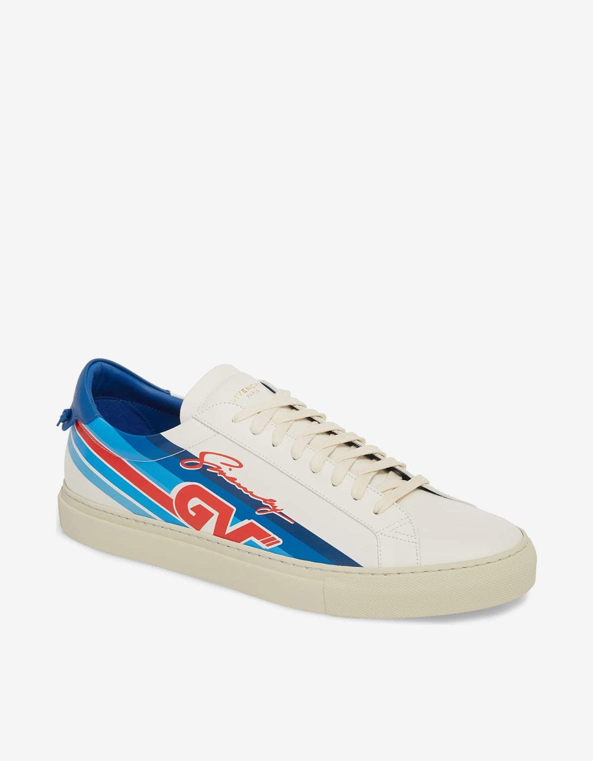 Givenchy Givenchy White GV Motocross Print Trainers Size US 7 / EU 40 - 2 Thumbnail