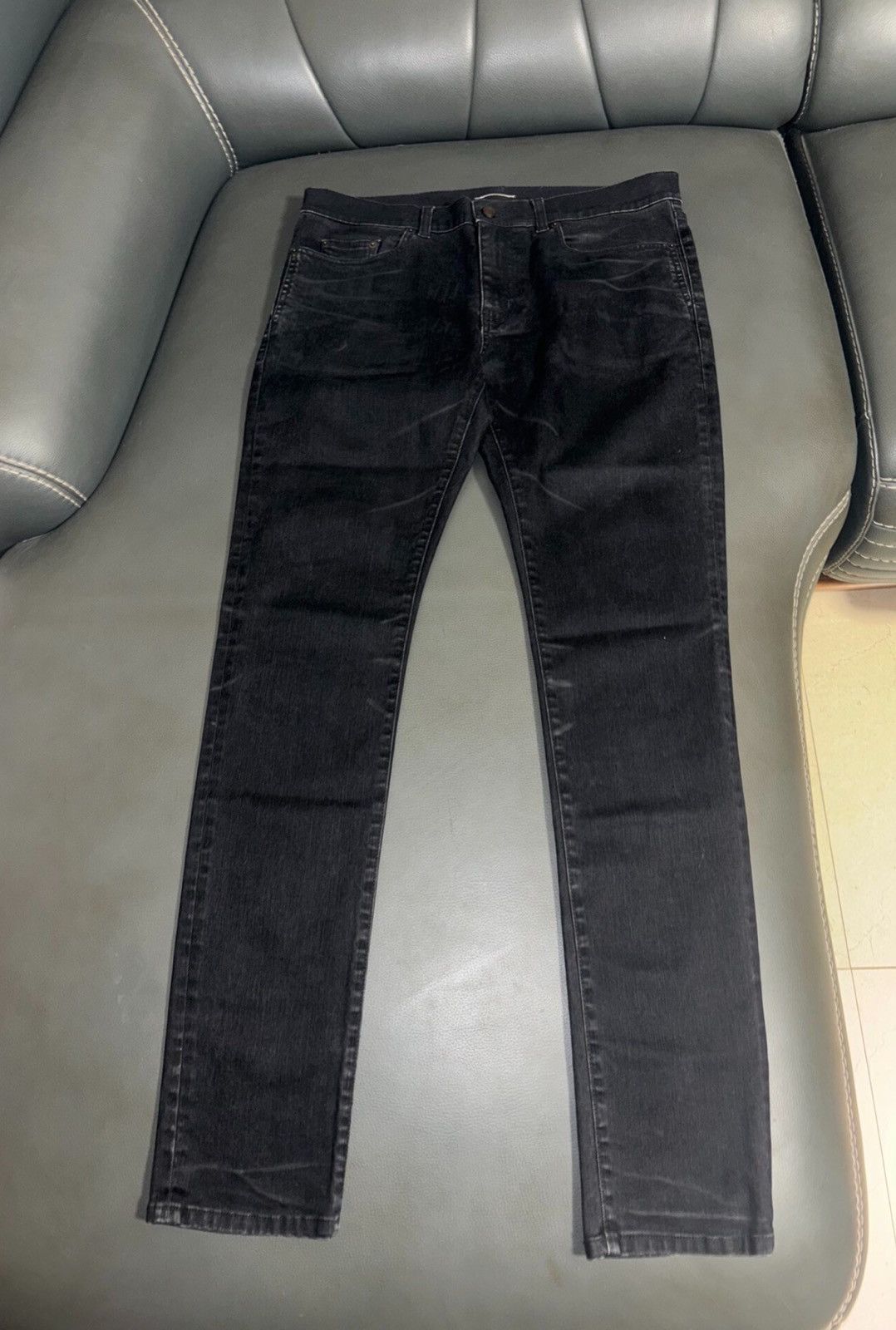 Saint Laurent Paris Saint Laurent SLP 2020FW Water Ripple Ghost Claw Basic Jeans Size US 34 / EU 50 - 1 Thumbnail