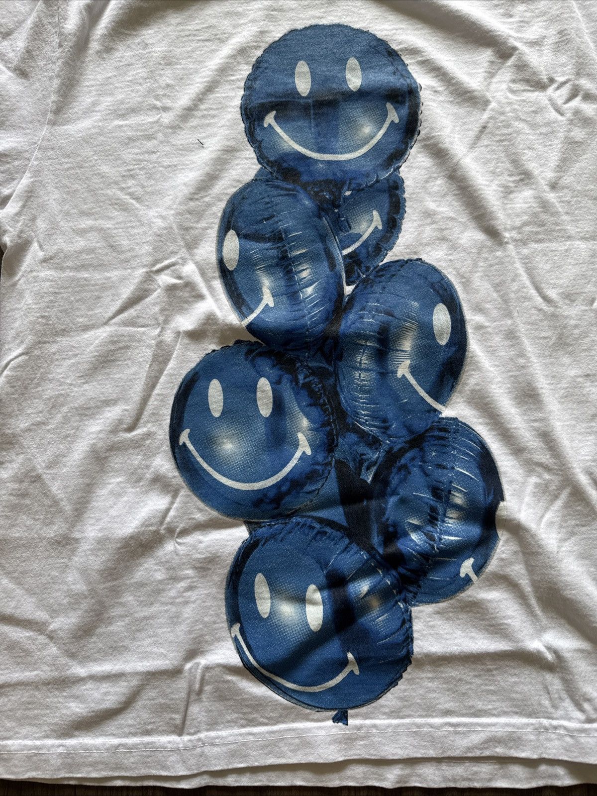 Market MARKET x Smiley Celebration T-Shirt White M Blue Balloon Size US M / EU 48-50 / 2 - 2 Thumbnail