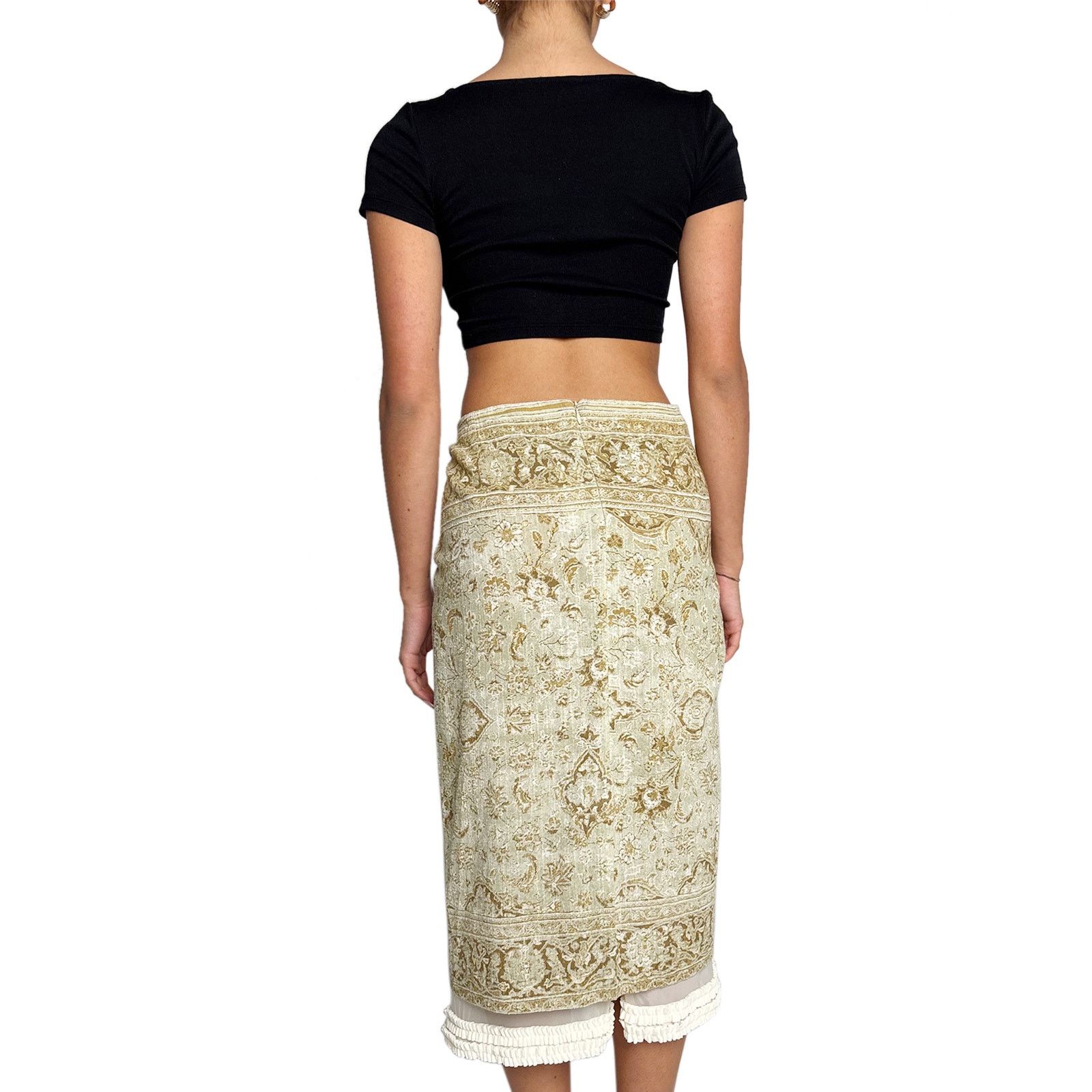 Acne Studios Layered Printed Cotton-voile Skirt Size 25" / US 0 / IT 36 - 4 Thumbnail
