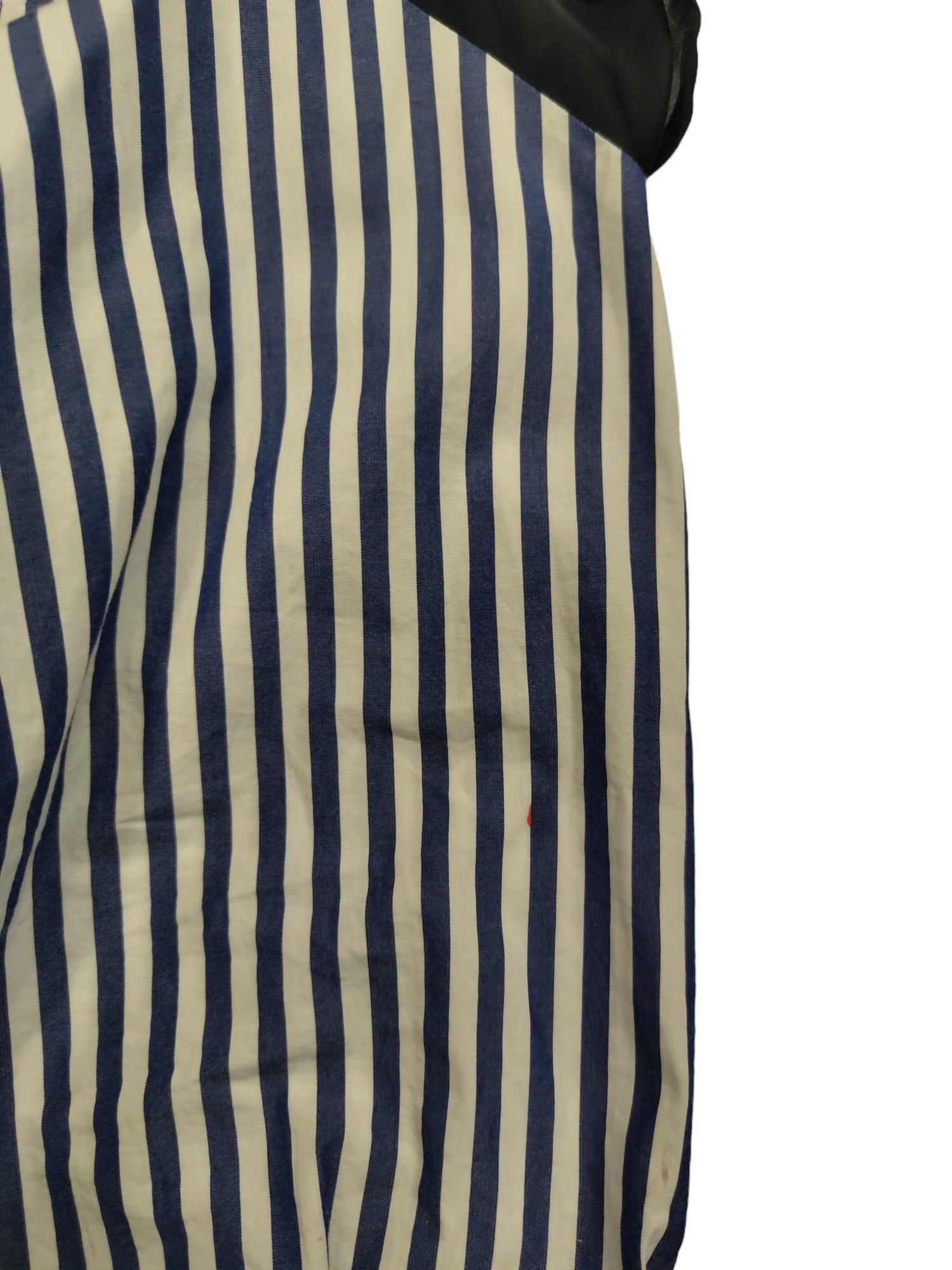 Sacai Blue And White Striped Shirt With Black Chiffon Details Size M / US 6-8 / IT 42-44 - 6 Thumbnail