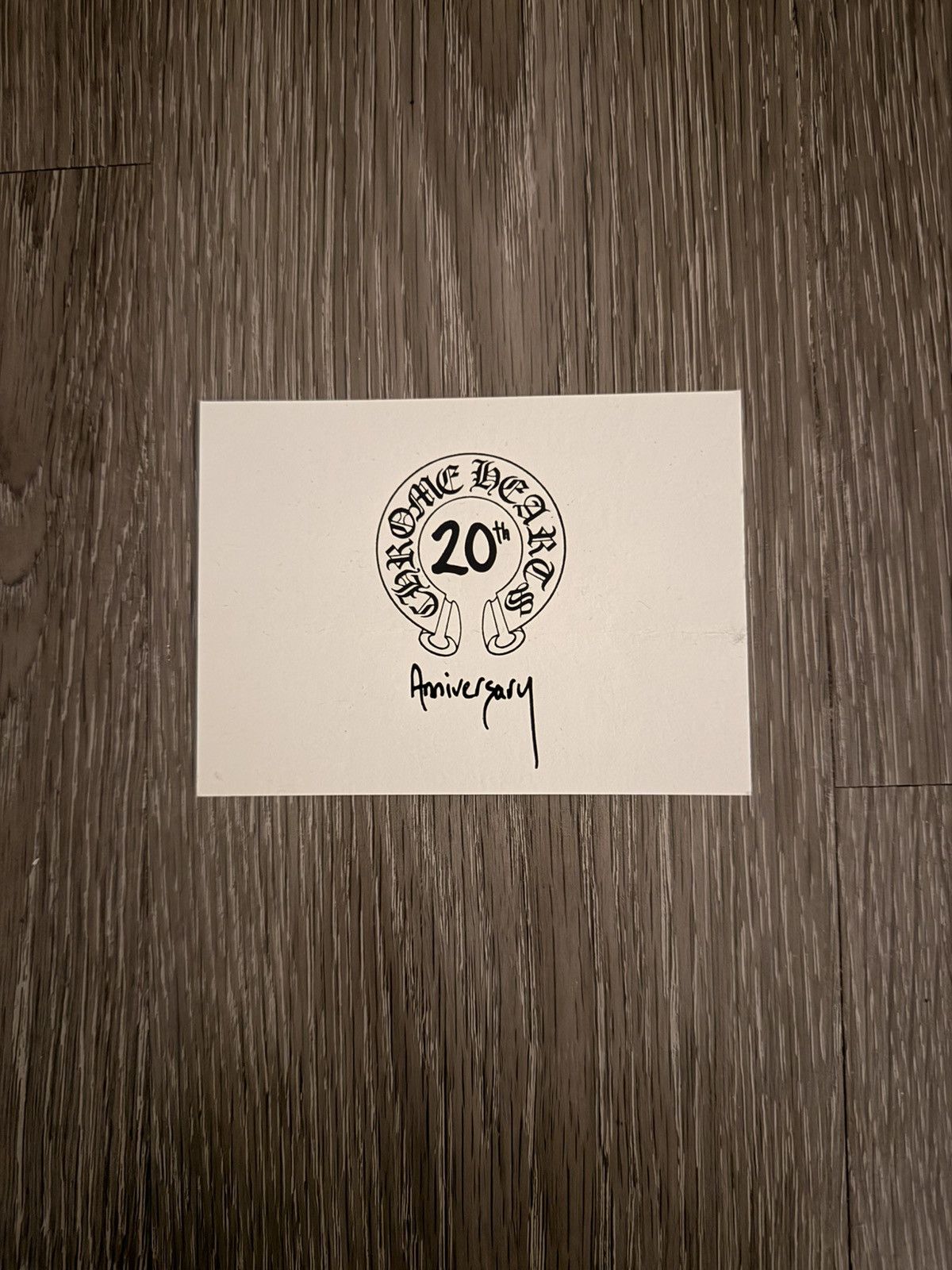 Chrome Hearts Chrome Hearts Tokyo 20th Anniversary VIP Invitation Card Size ONE SIZE - 1 Thumbnail